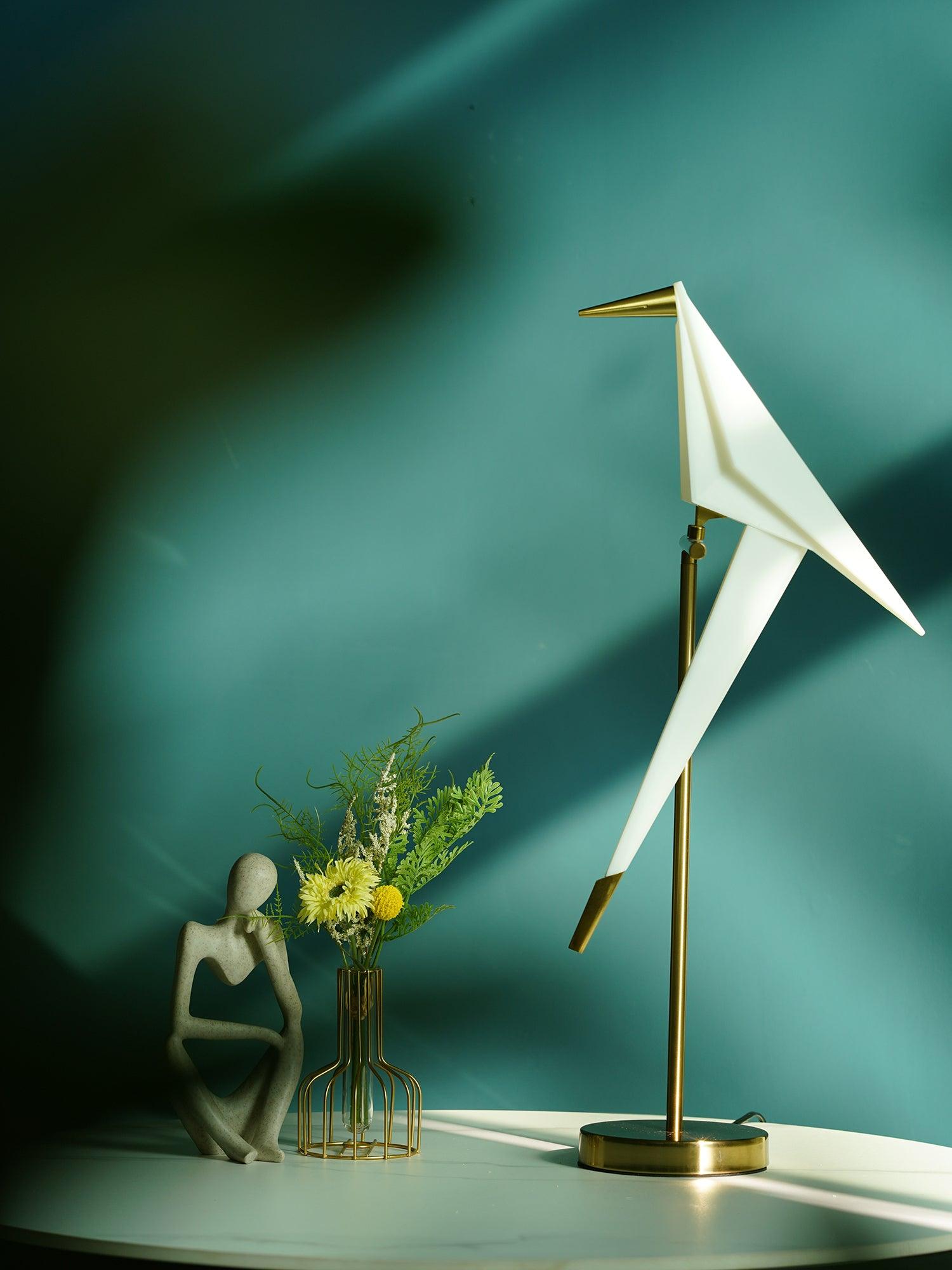 Paper Crane Bird Table lamp - Cueteks