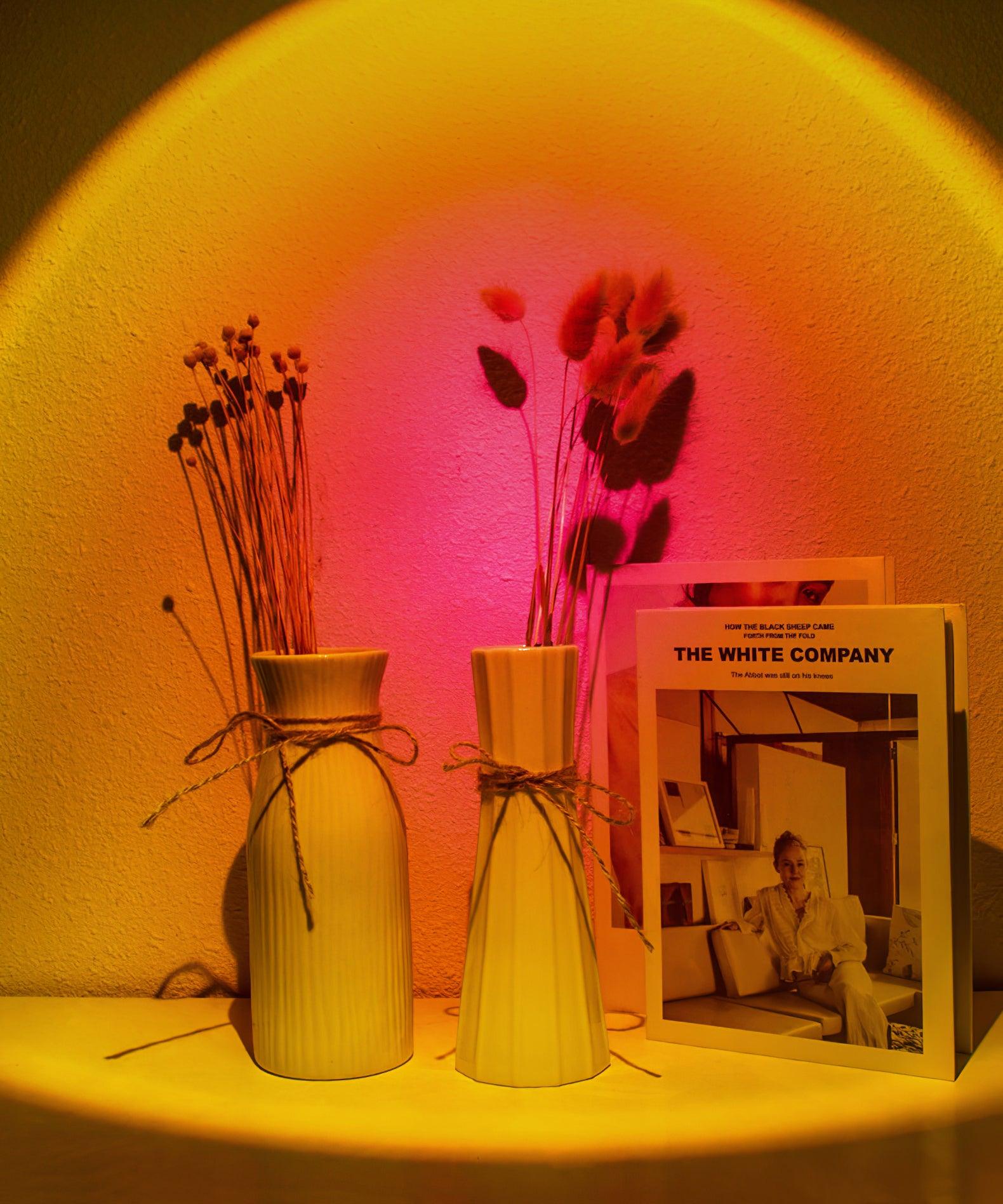 Sunset Projection Built-in Battery LED Light - Cueteks
