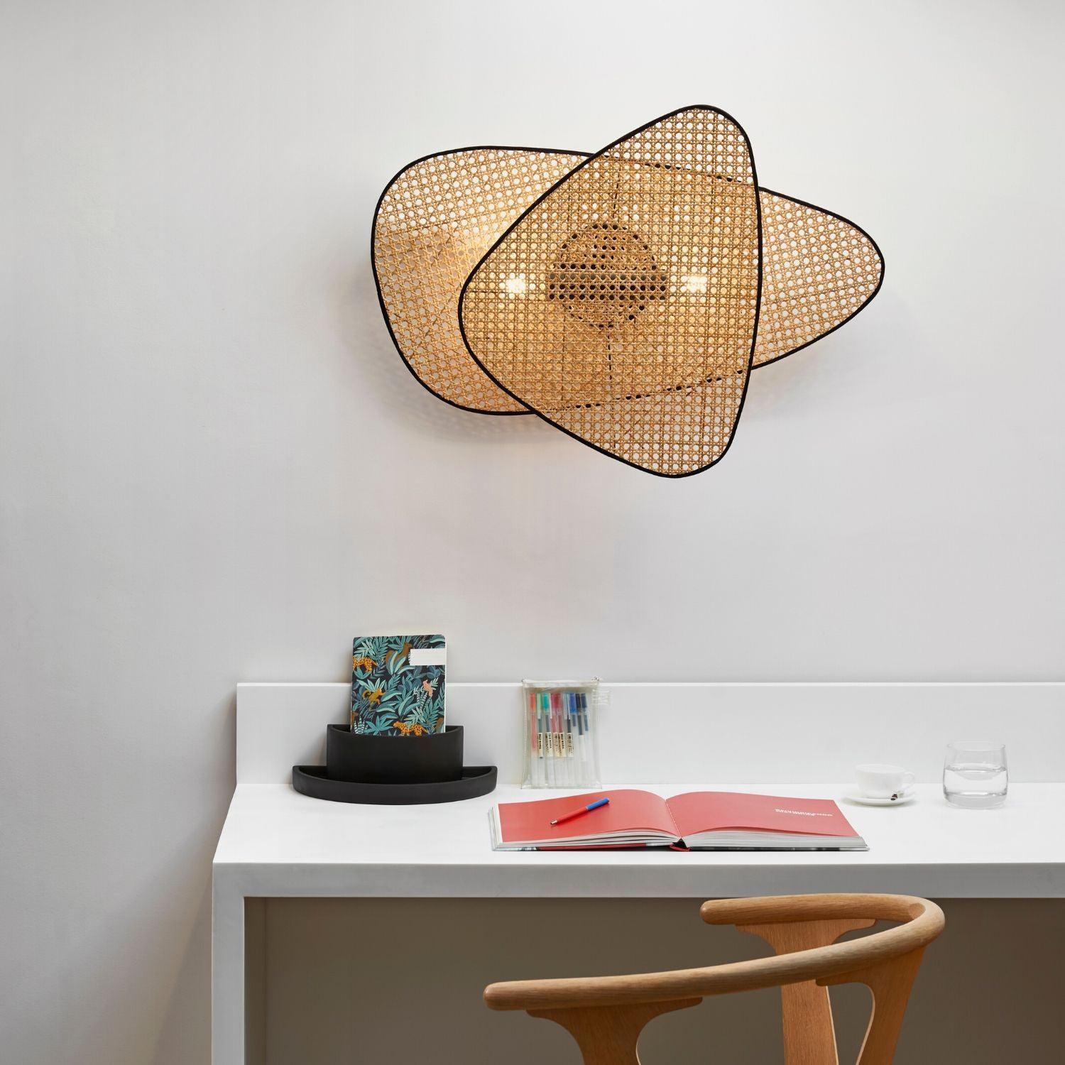 Screen Cannage Sconce - Cueteks