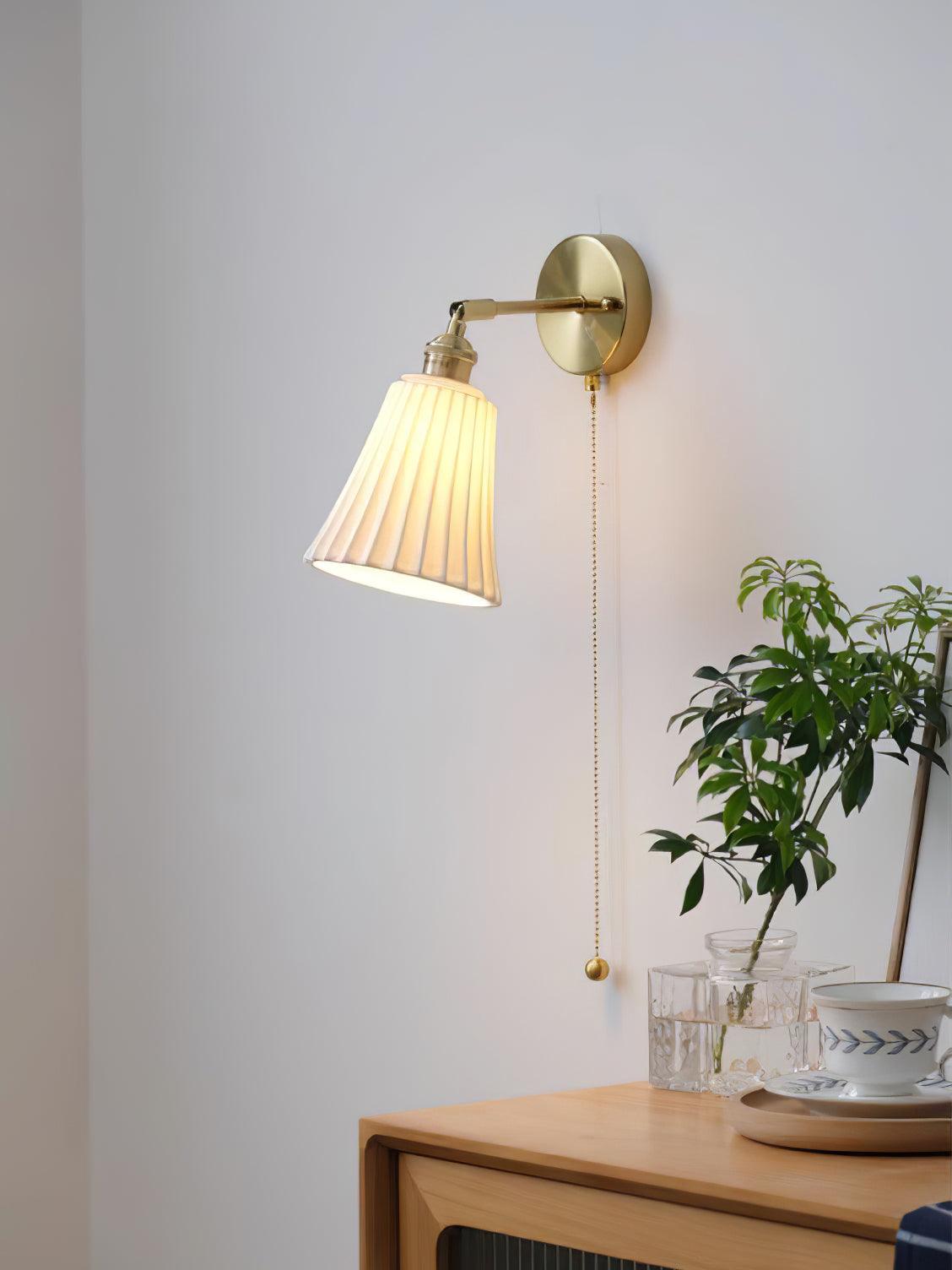 Trumpet Ceramic Wall Light - Cueteks
