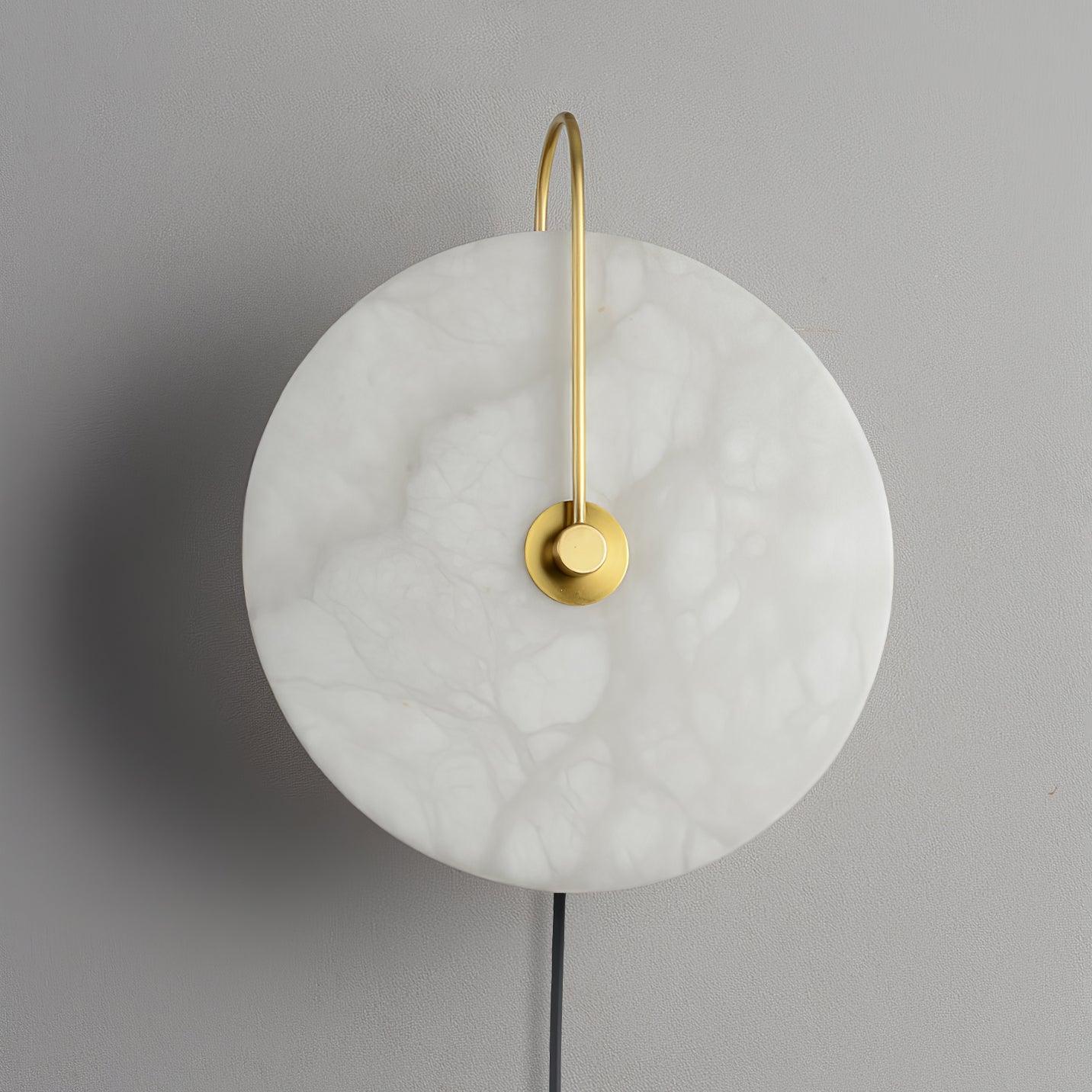 Alabaster LED Plug-In Wall Lamp - Cueteks