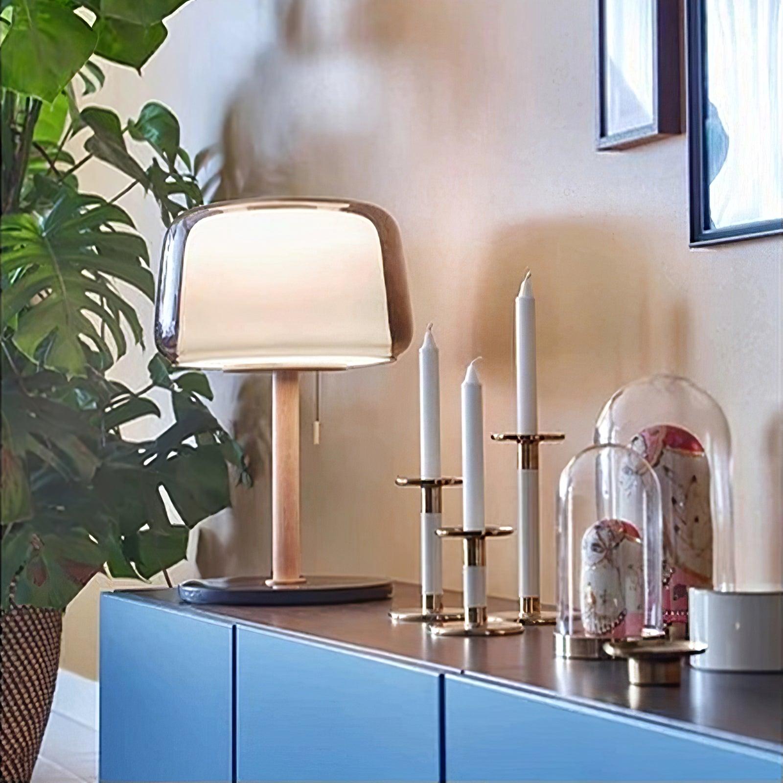 Mona Glass Table Lamp - Cueteks