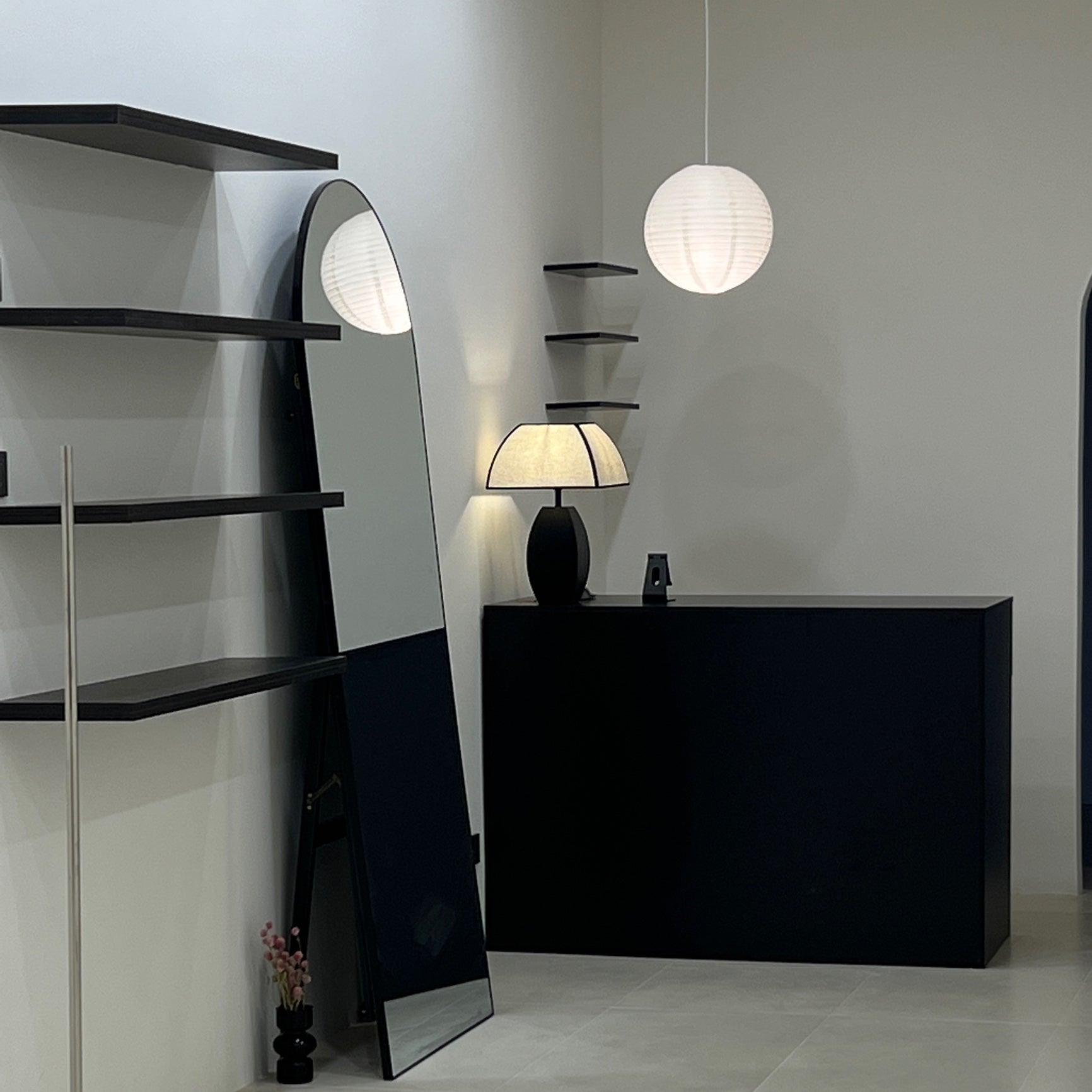 Javier Black Table Lamp - Cueteks