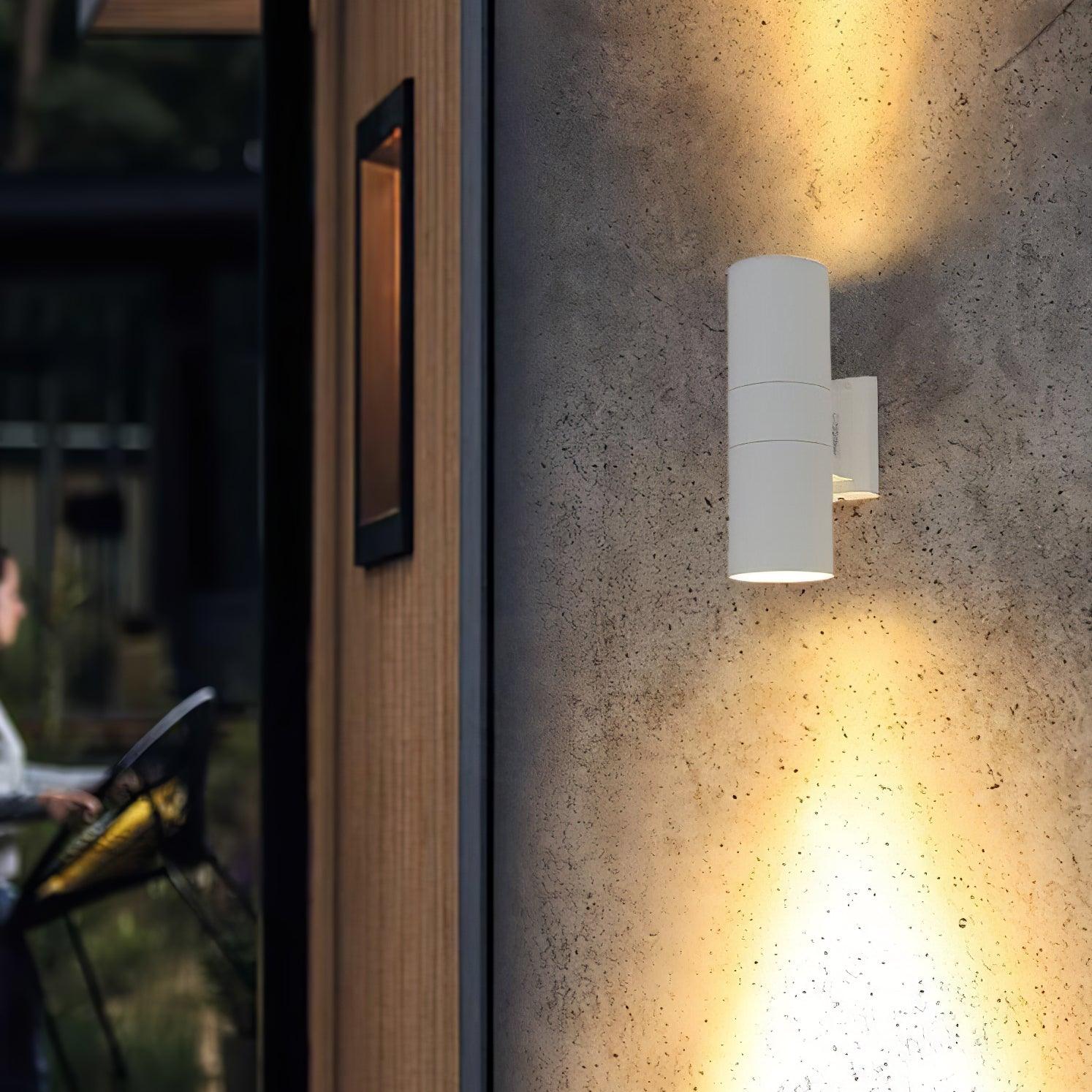 Cylindrical Outdoor Wall Light - Cueteks
