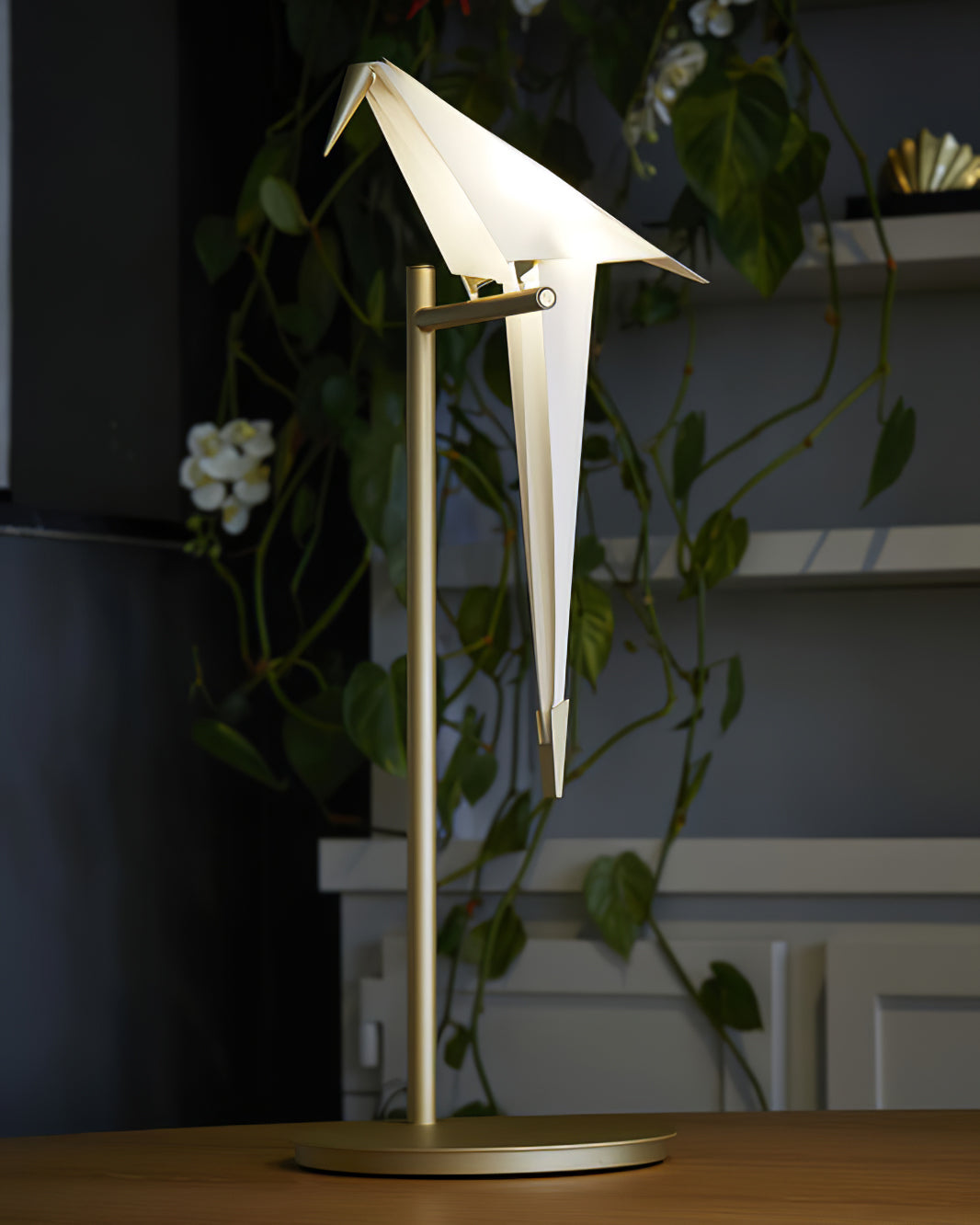 Paper Crane Bird Table lamp - Cueteks