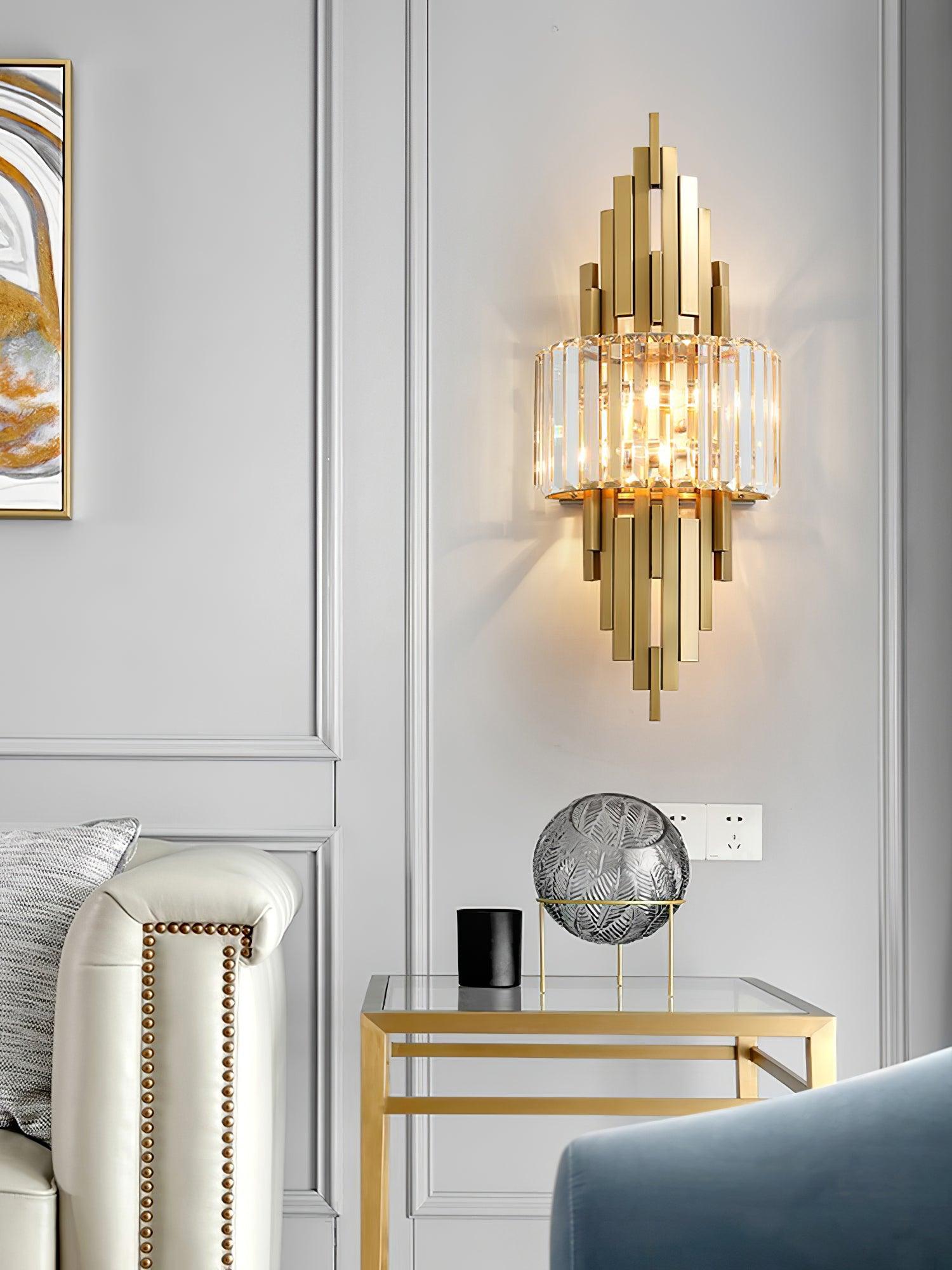 Kubica Crystal Wall Lamp - Cueteks