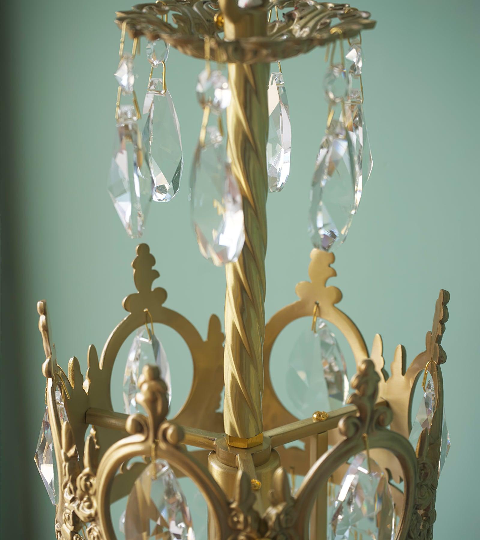 Crystal Crown Sconce - Cueteks