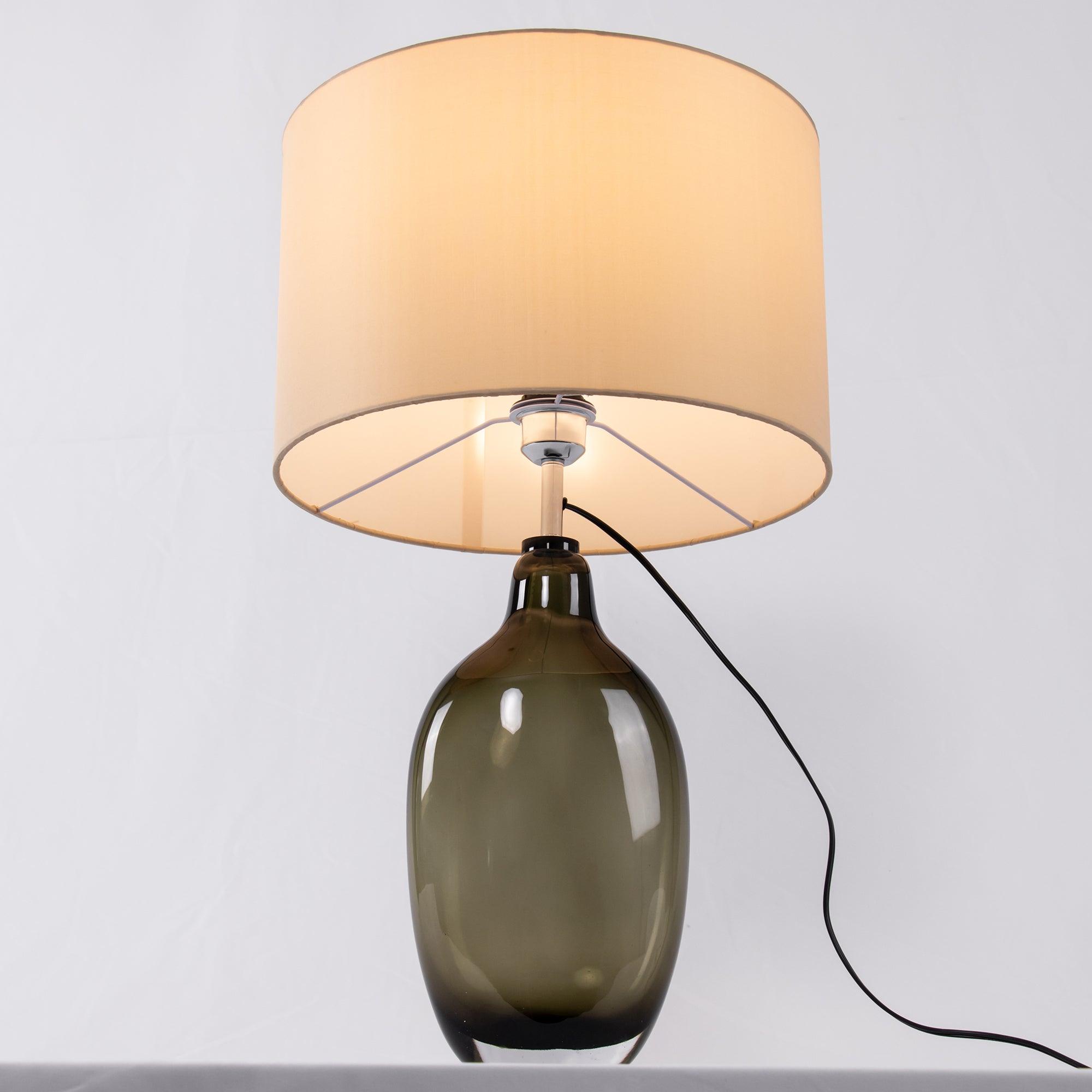 Glazed Crystal Table Lamp - Cueteks