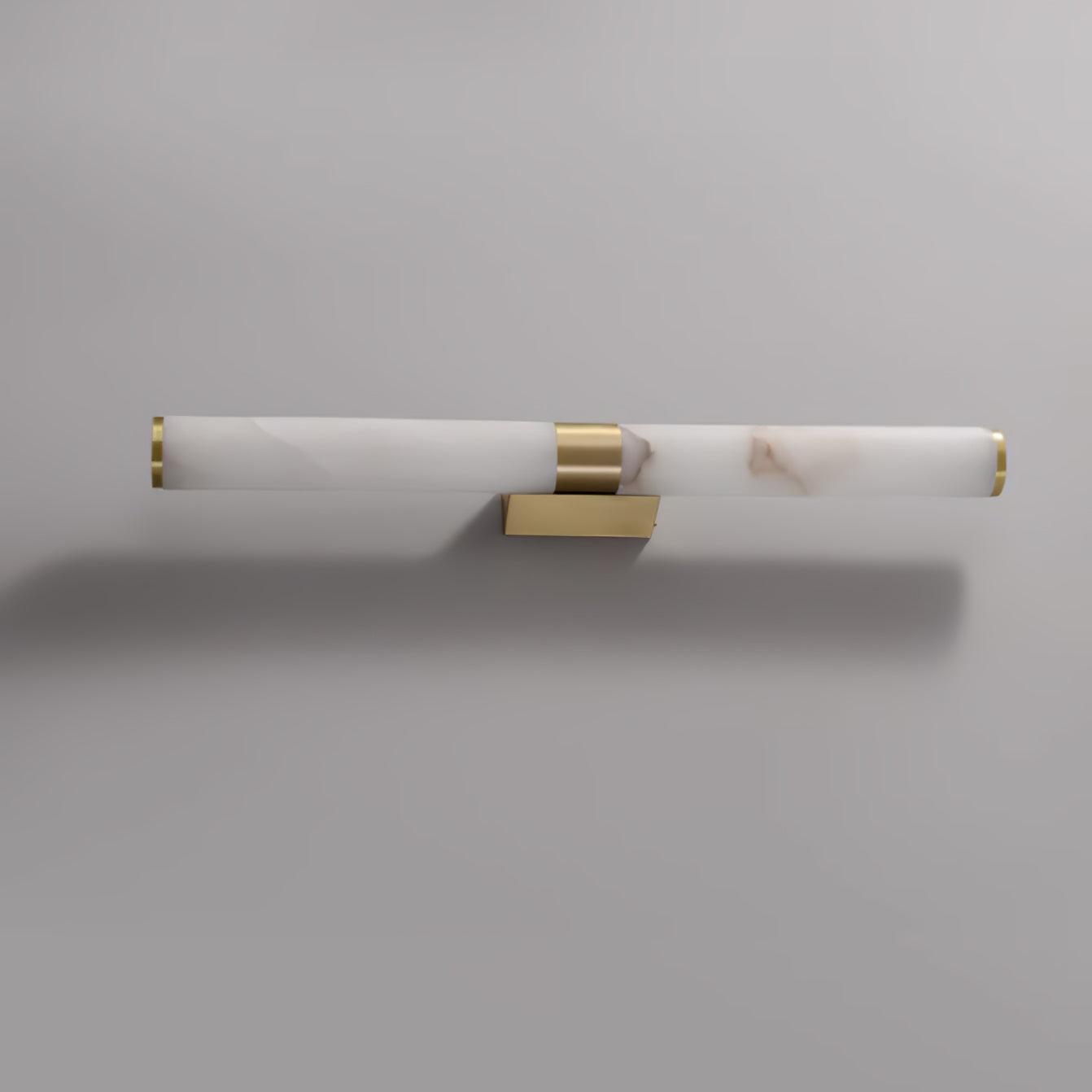Line Alabaster fixture shown horizontally and unlit