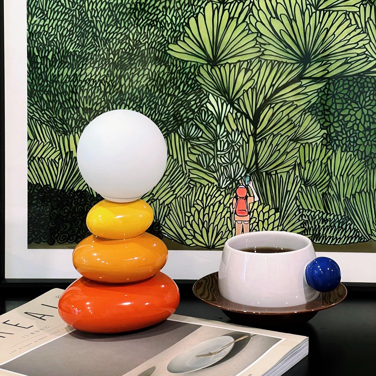 Triple Gourd Table Lamp - Cueteks