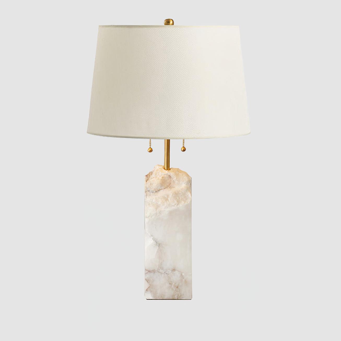 Raw Alabaster Table Lamp - Cueteks