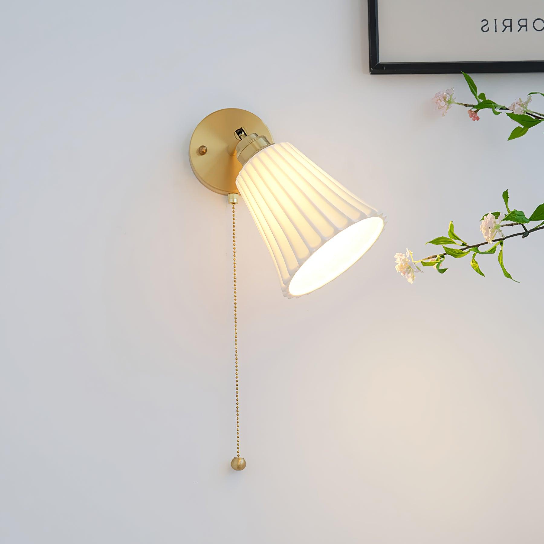 Trumpet Ceramic Wall Light - Cueteks
