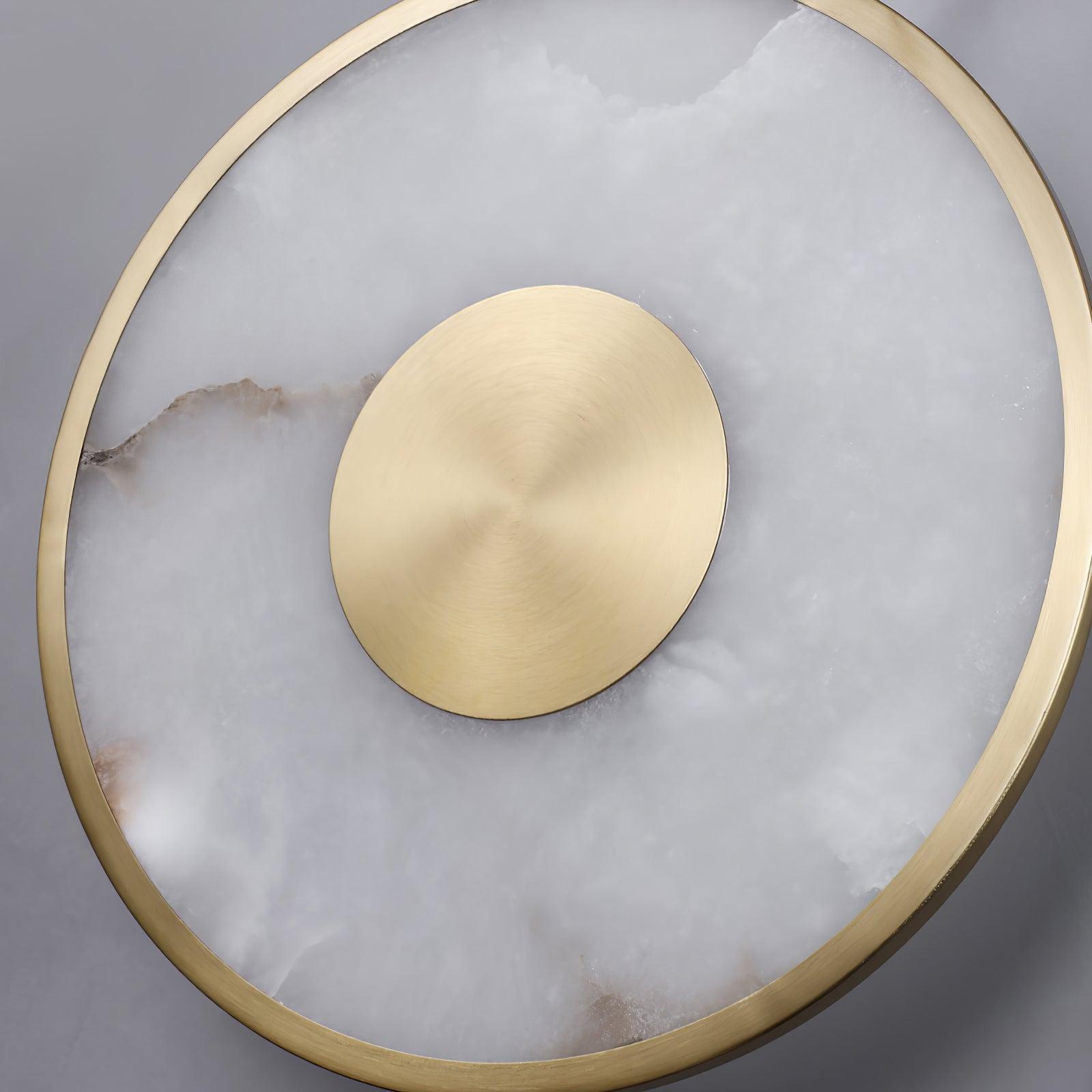 Round Marble Wall Lamp - Cueteks