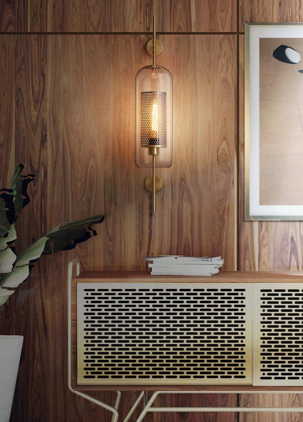 Chiswick Glass Wall Light - Cueteks