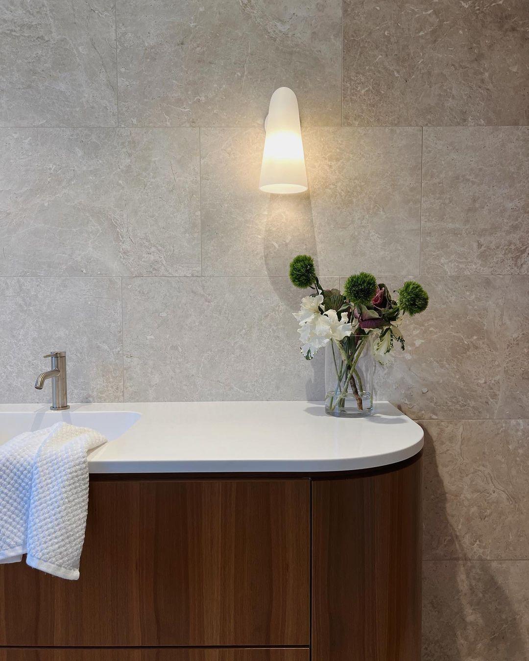 Conical Glass wall lamp