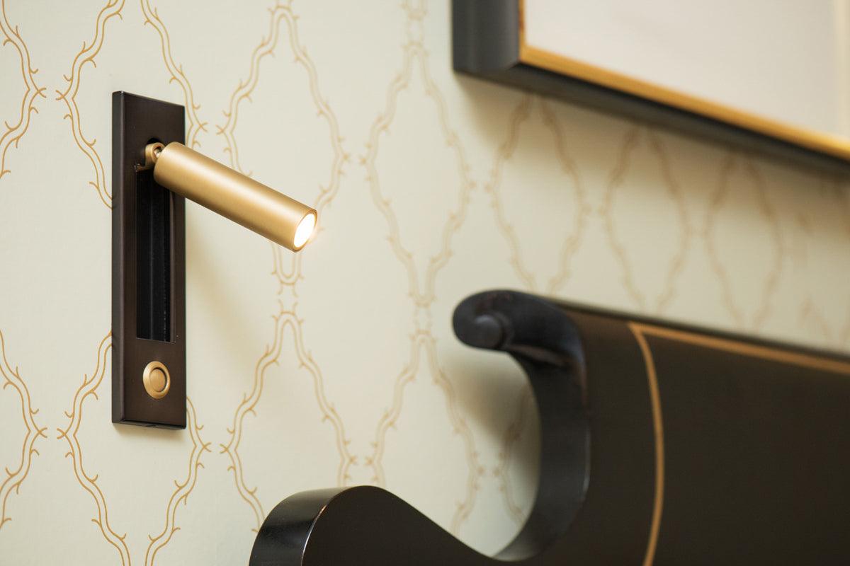 Embedded Bedside LED reading wall light