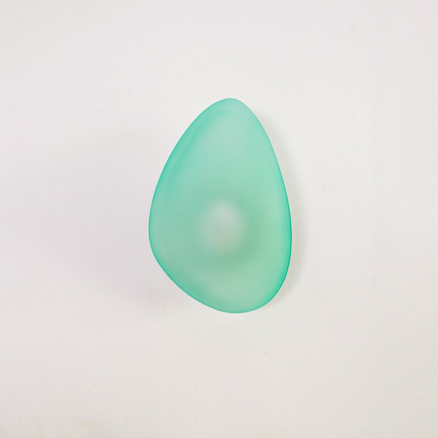 Bubble Glass pebble-shaped wall light