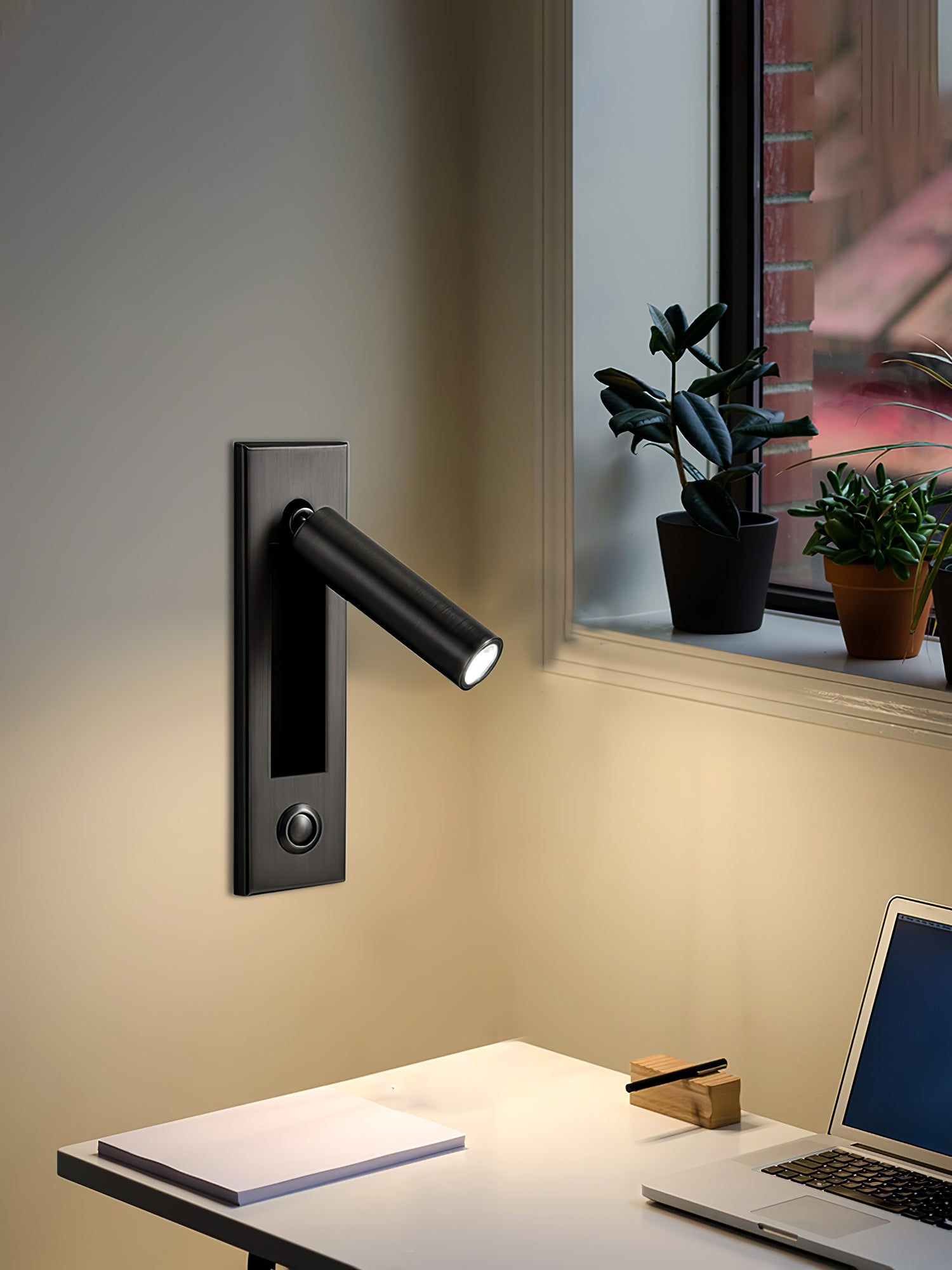 Embedded Bedside LED reading wall light