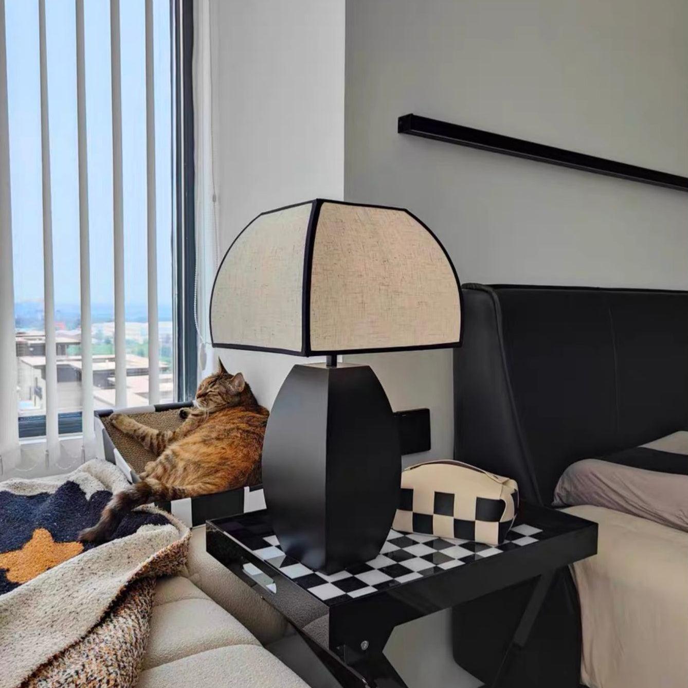 Javier Black Table Lamp - Cueteks