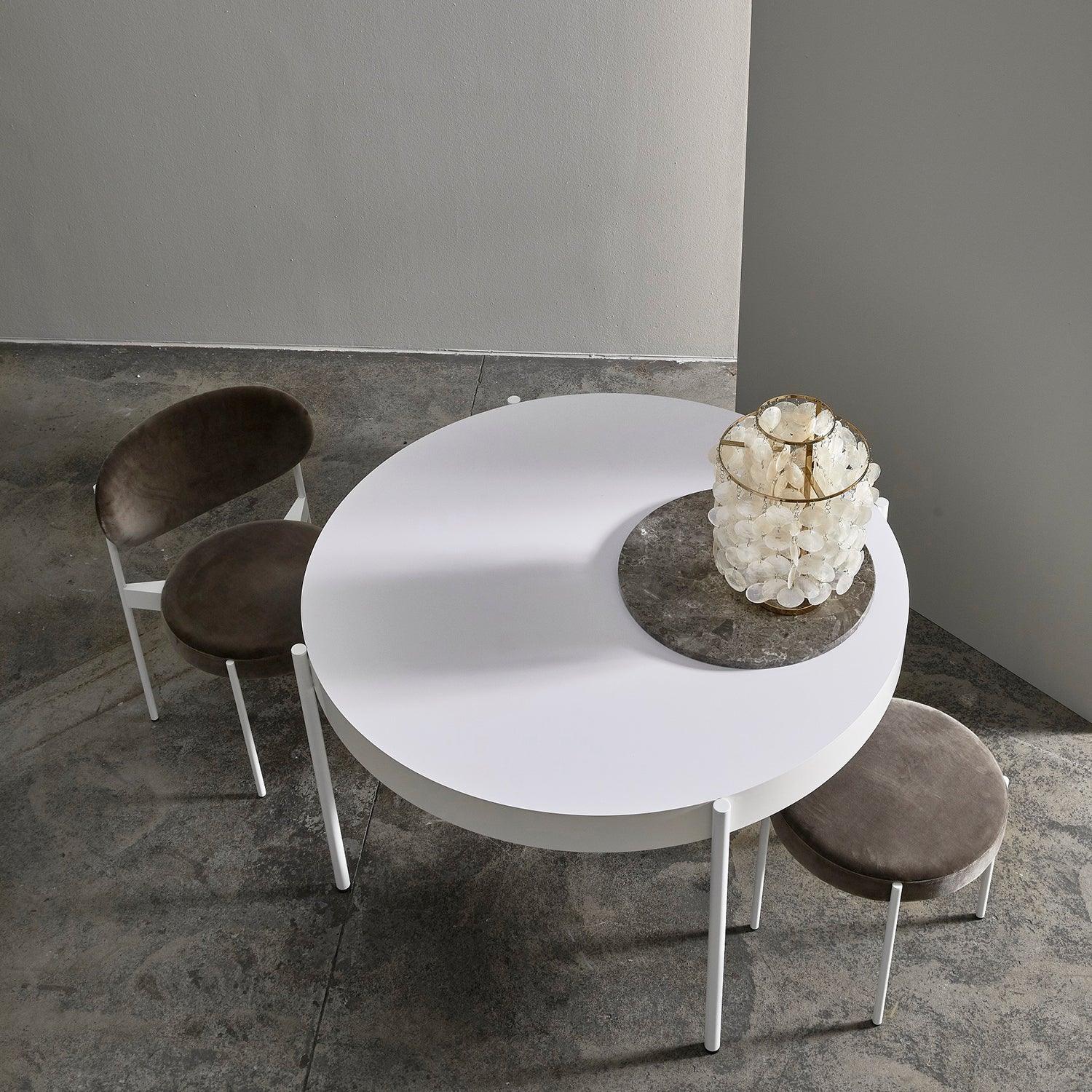 Round Shell Table Lamp - Cueteks