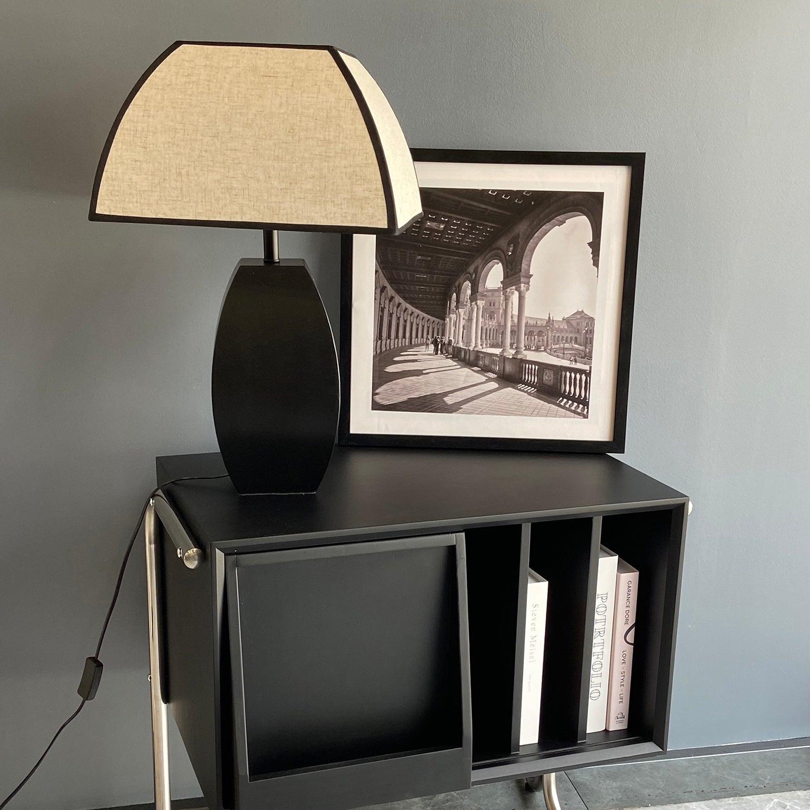 Javier Black Table Lamp - Cueteks