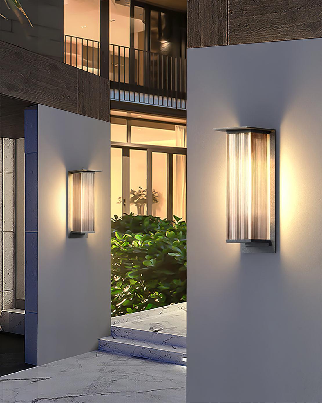 Oleron Box Outdoor Wall Lamp - Cueteks