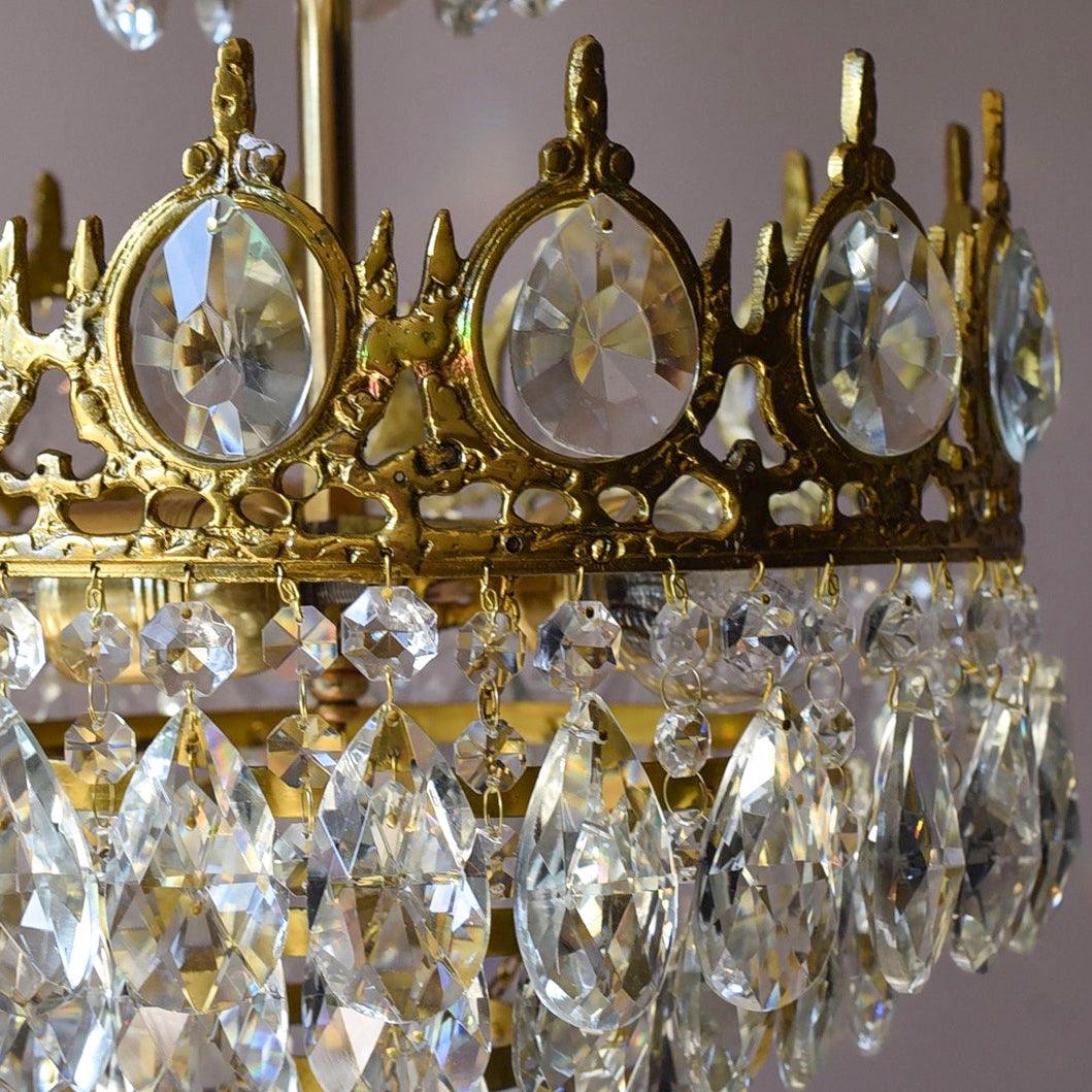 Vintage Crystal Table Light - Cueteks