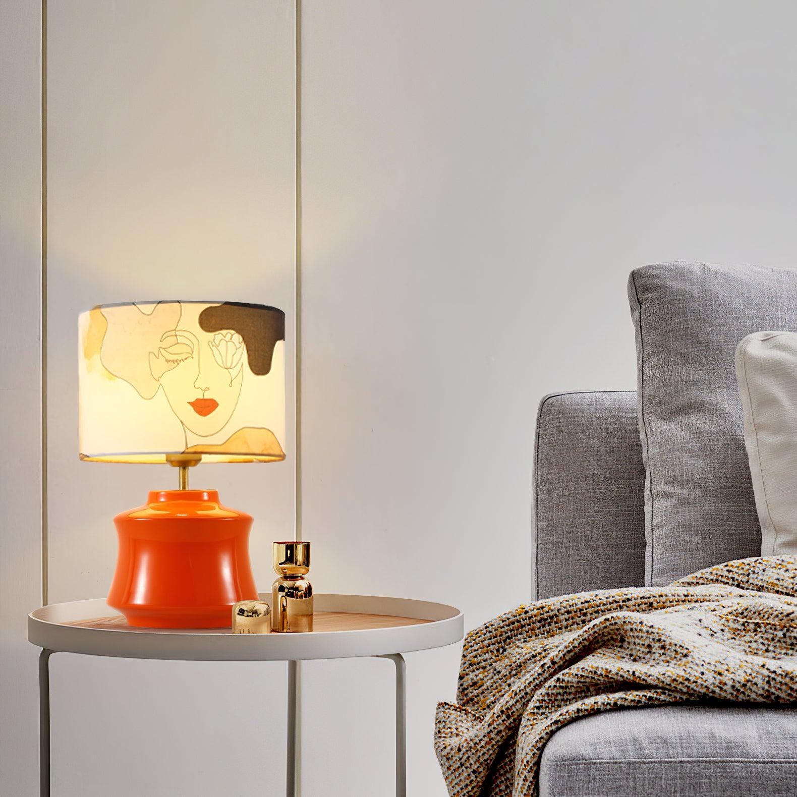 Marilyn table lamp on a bedside cabinet