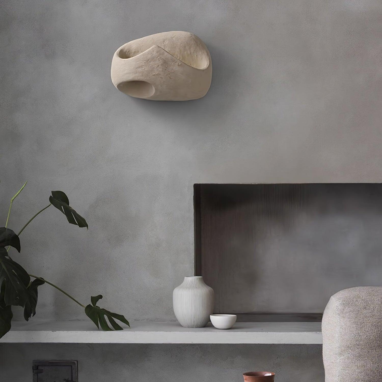 Cement Hollow Wall Light - Cueteks