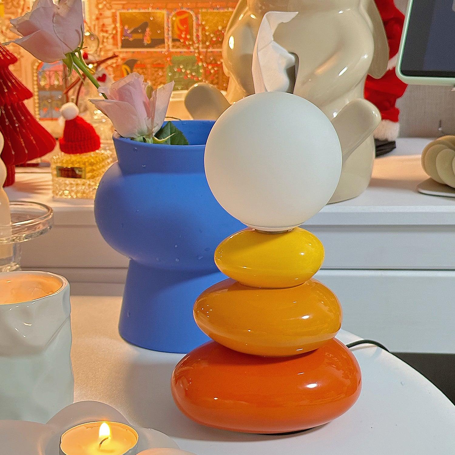 Triple Gourd Table Lamp - Cueteks