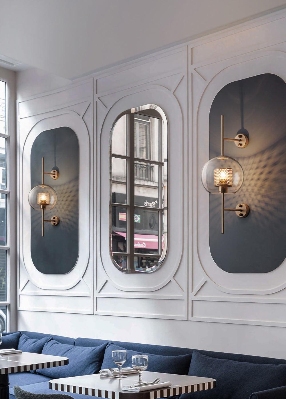 Chiswick Glass Wall Light - Cueteks