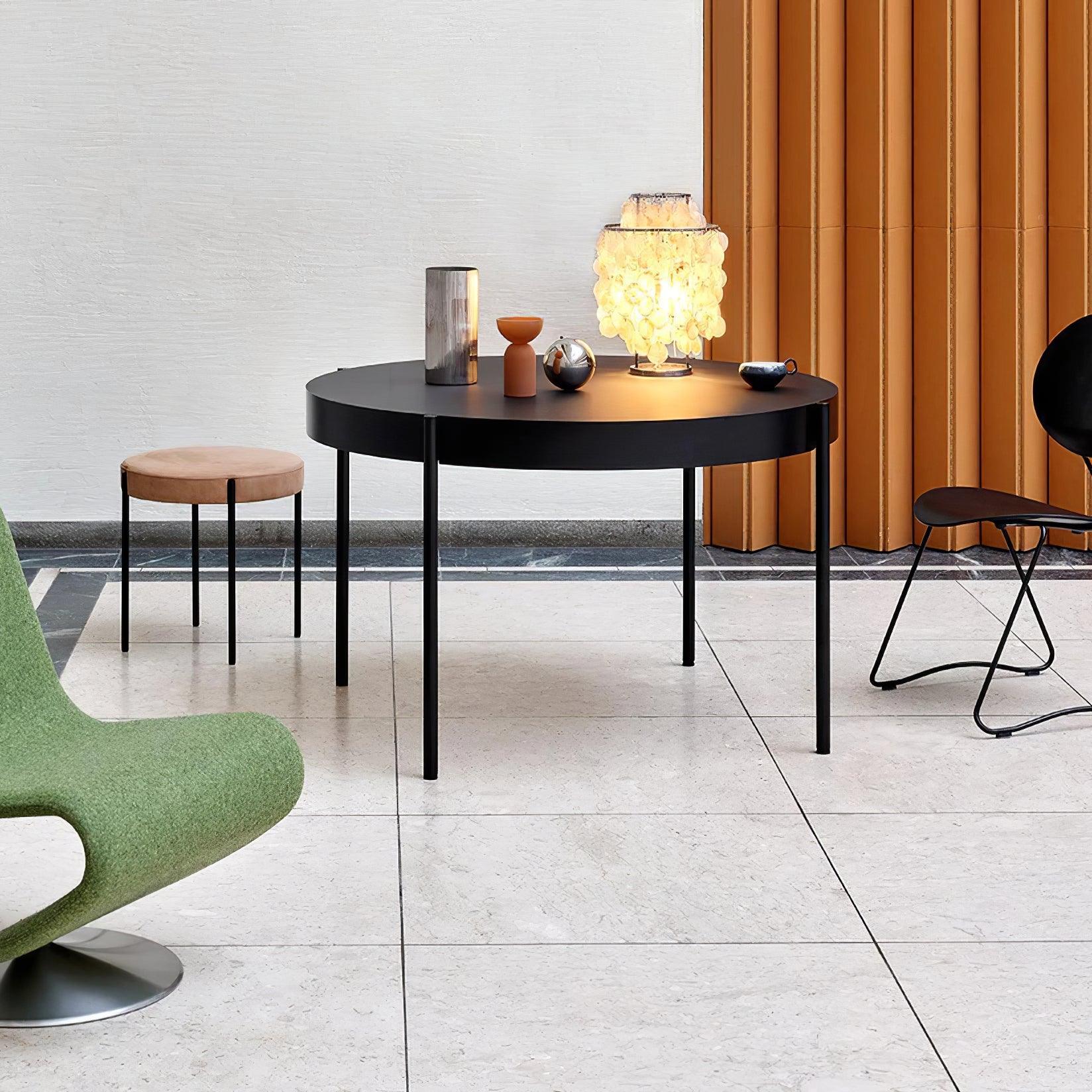 Round Shell Table Lamp - Cueteks