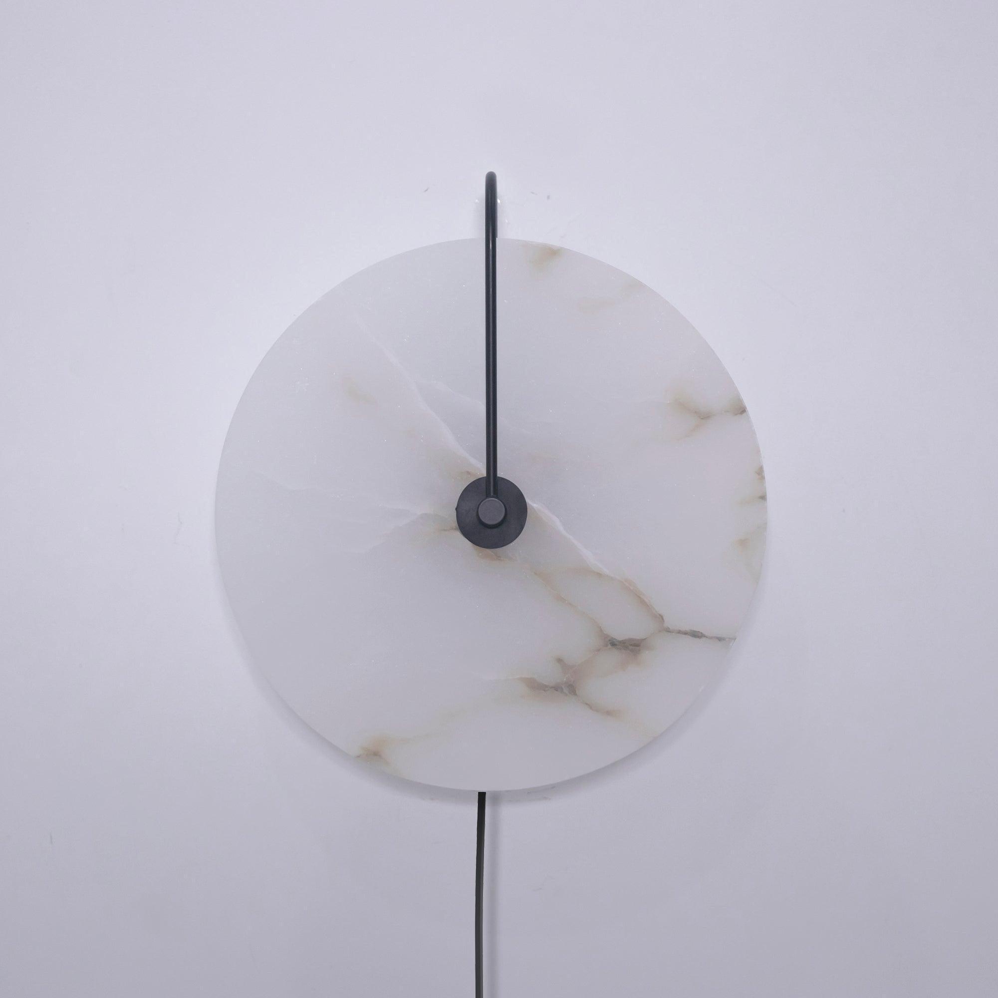 Alabaster LED Plug-In Wall Lamp - Cueteks