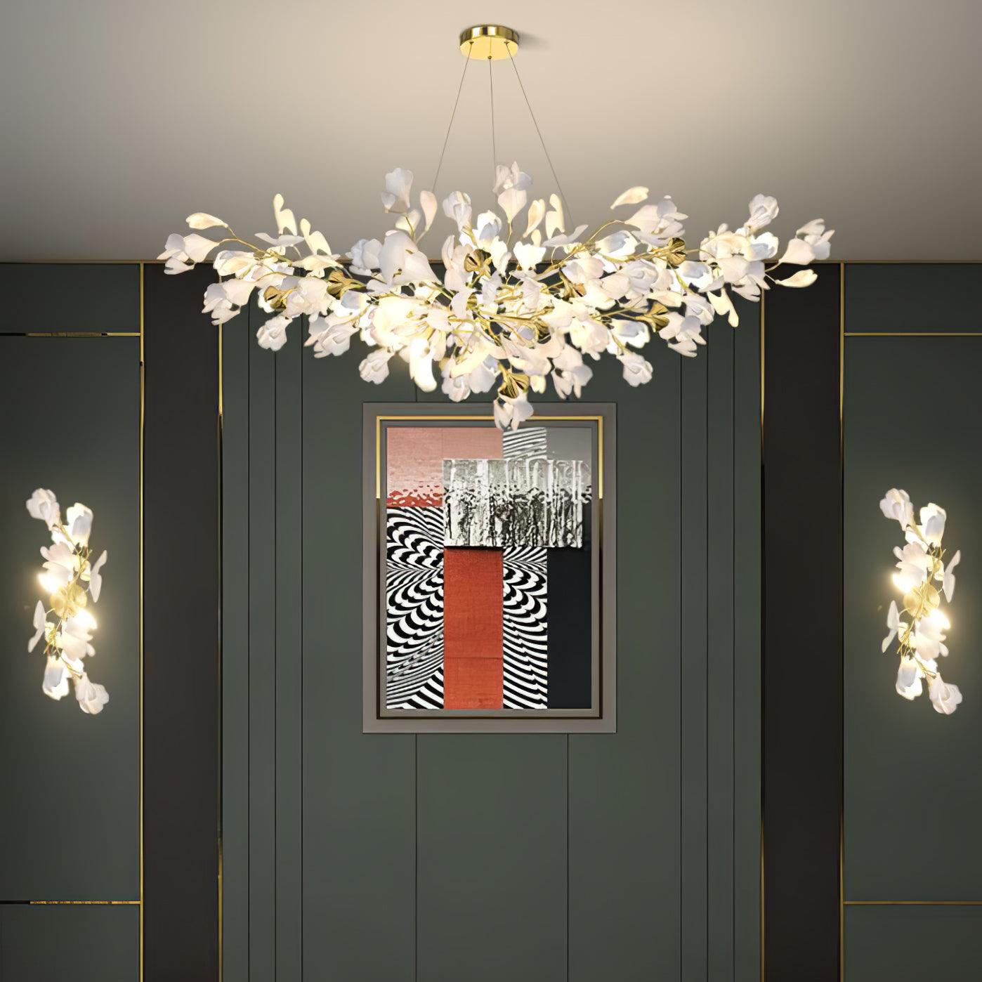 Gingko Flowers Wall Lamp - Cueteks