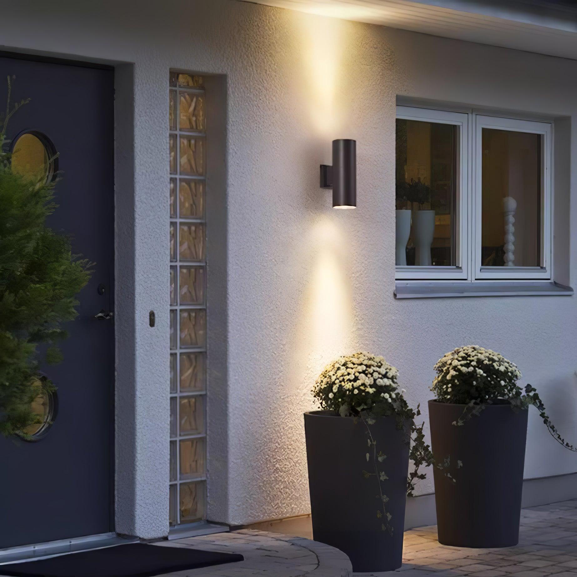 Cylindrical Outdoor Wall Light - Cueteks