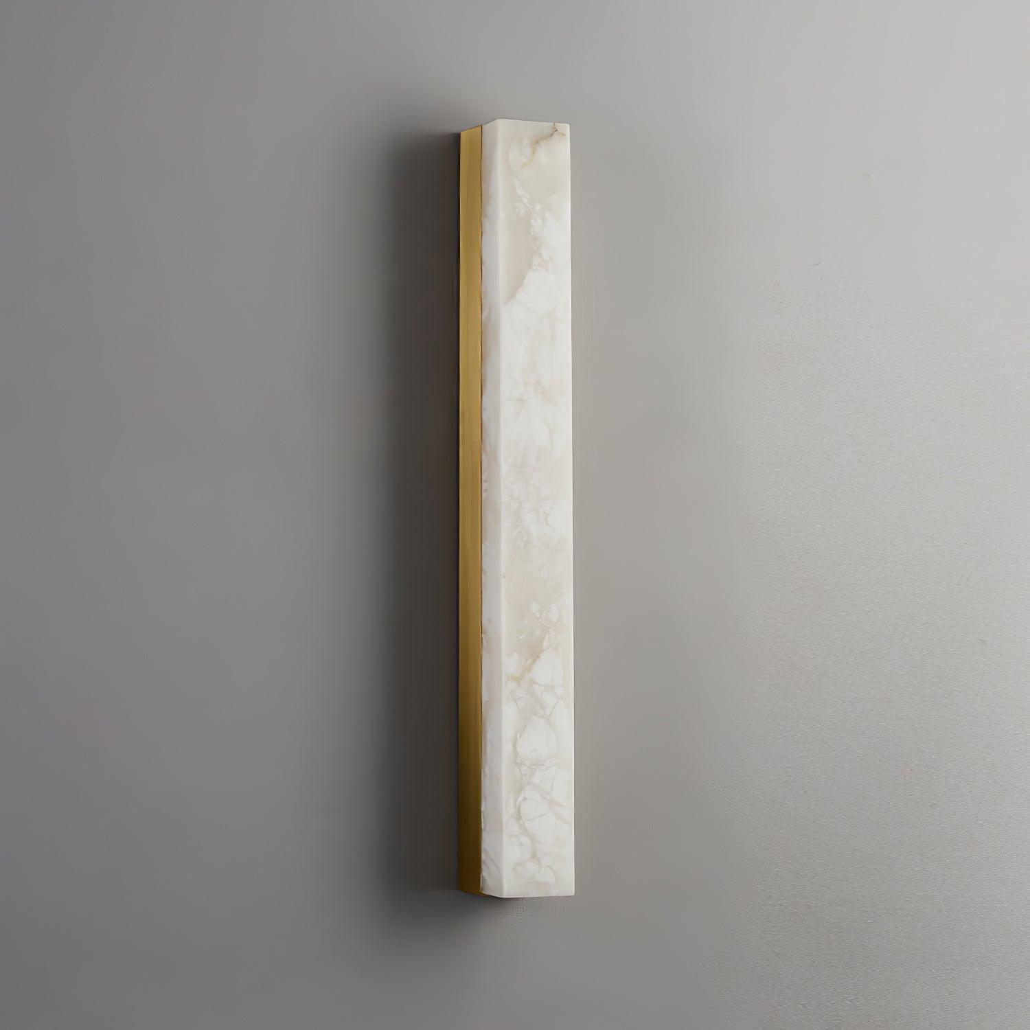 Emerson linear alabaster LED wall light