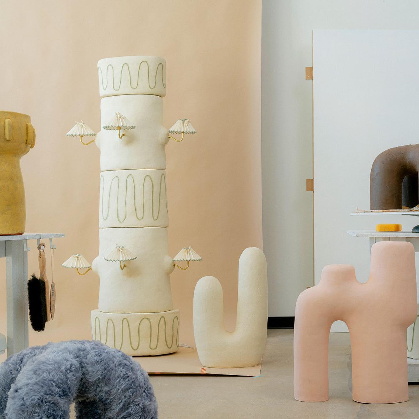 Oo Ceramics Table Lamp - Cueteks