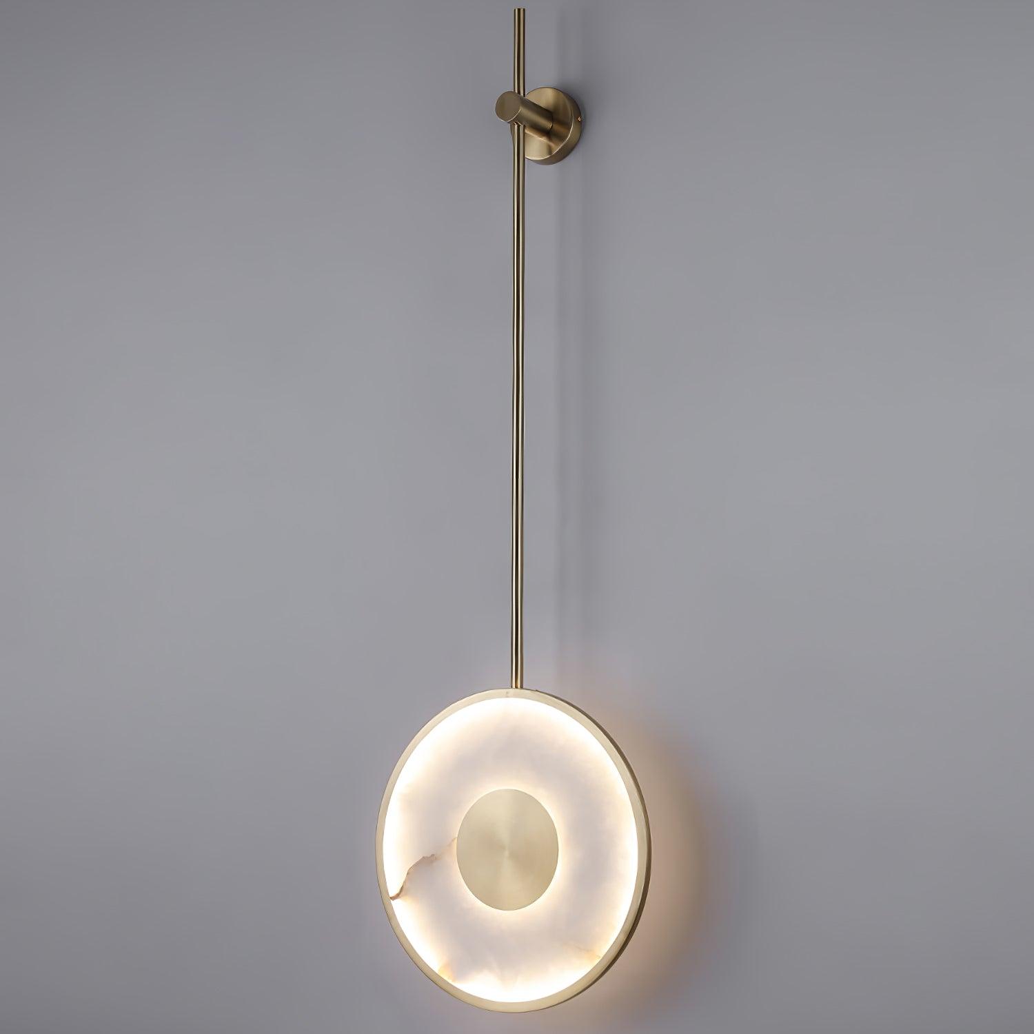 Round Marble Wall Lamp - Cueteks