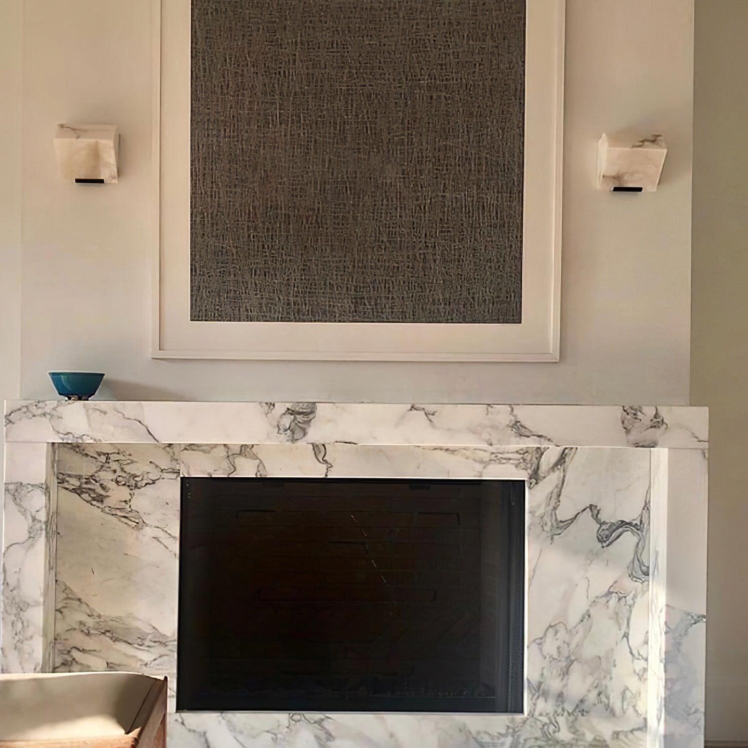Alabaster Staircase Wall Lamp - Cueteks