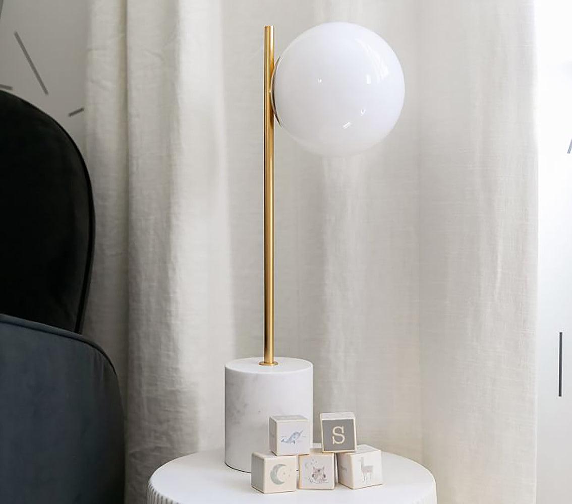 Sphere & Stem Table Lamp - Cueteks