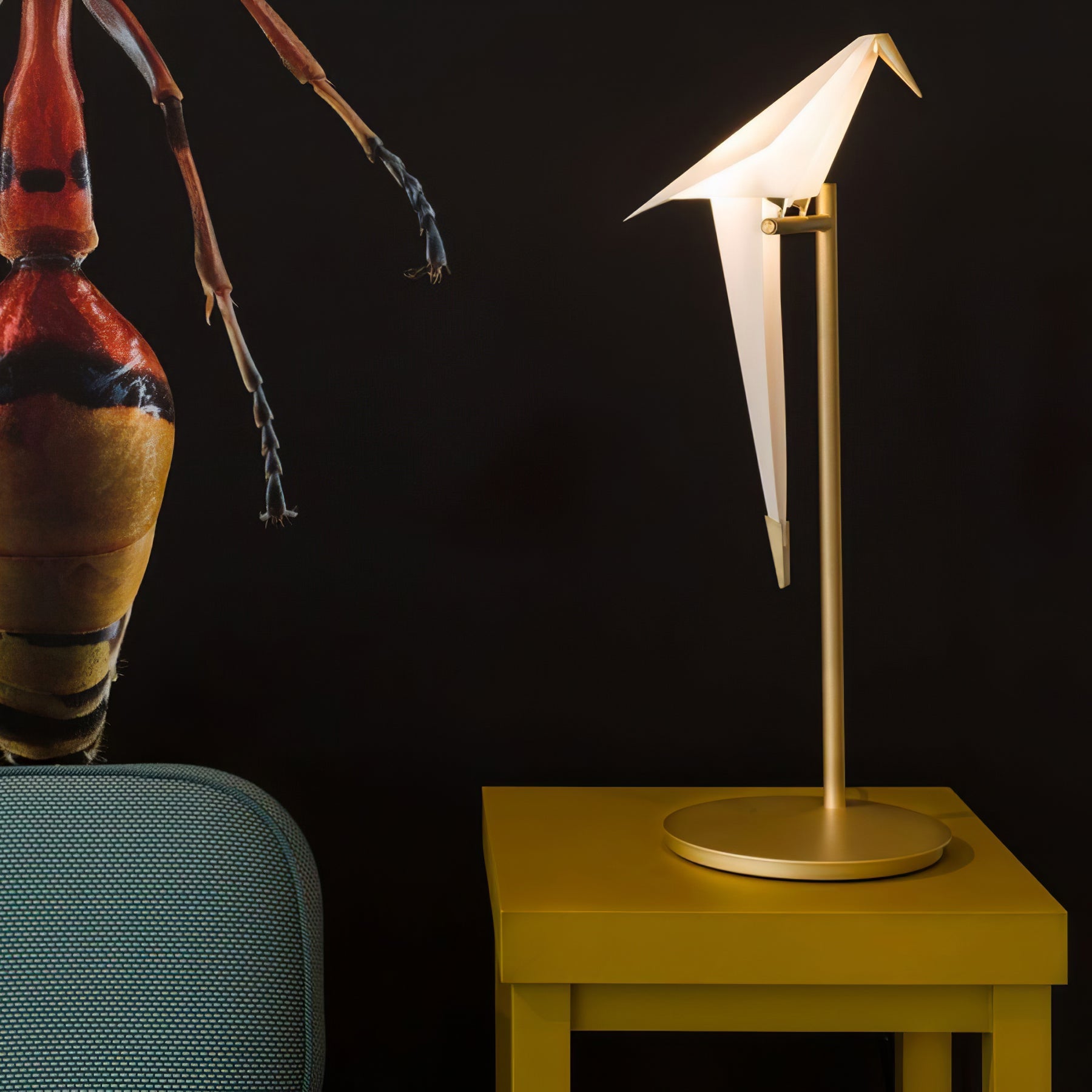 Paper Crane Bird Table lamp - Cueteks