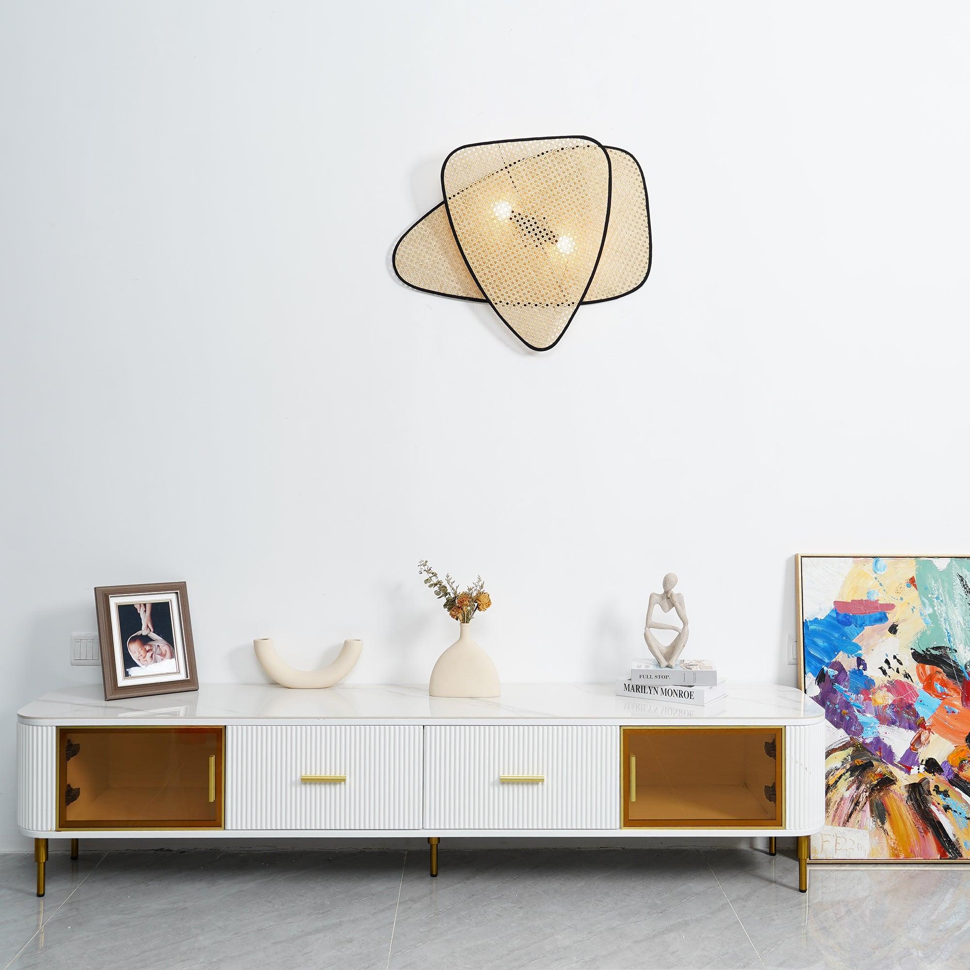 Screen Cannage Sconce - Cueteks