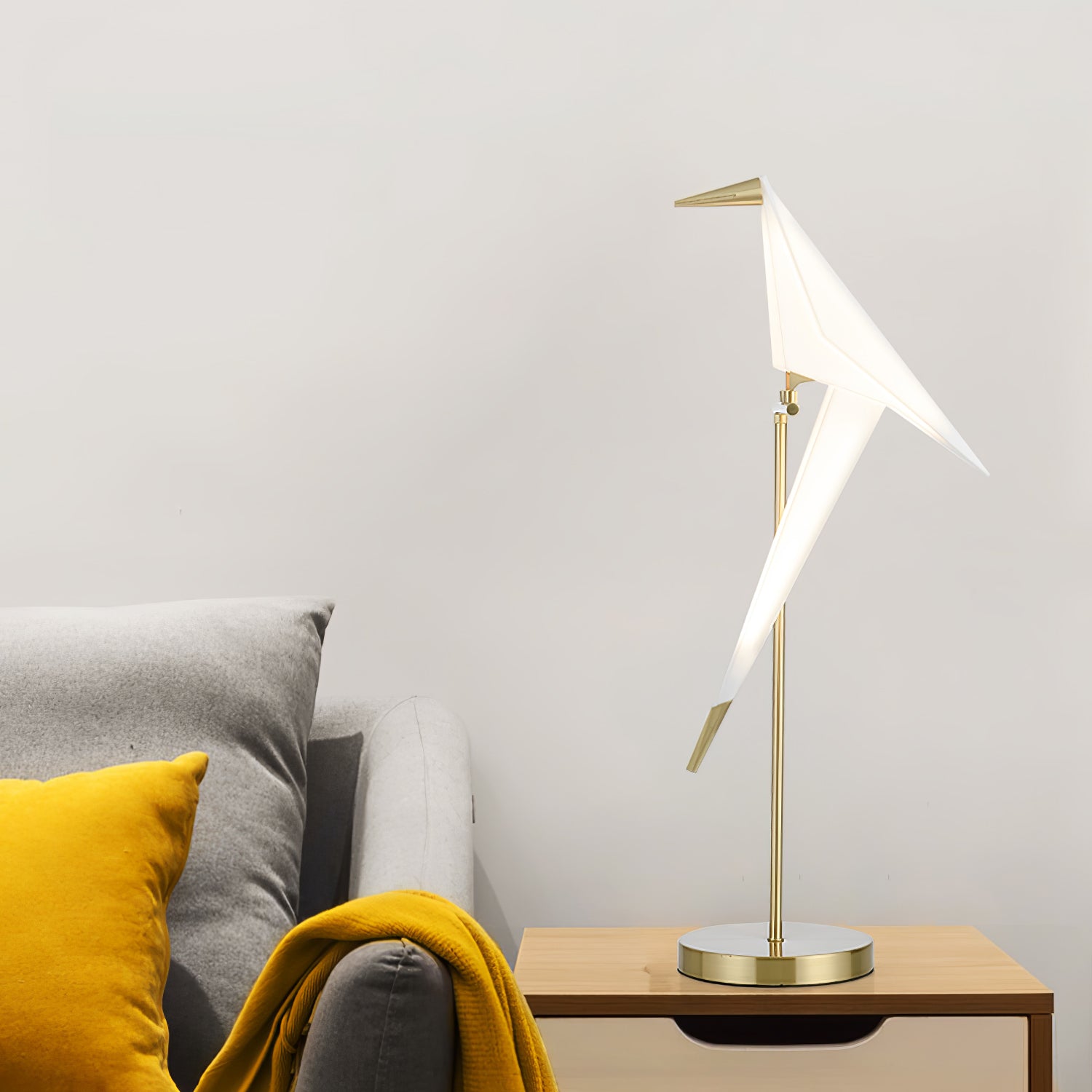 Paper Crane Bird Table lamp - Cueteks