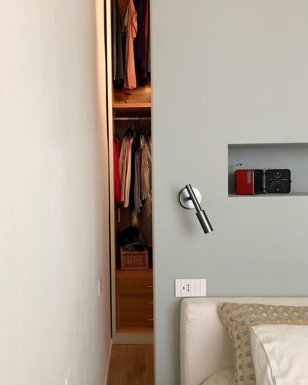 Tubino cylindrical LED wall light