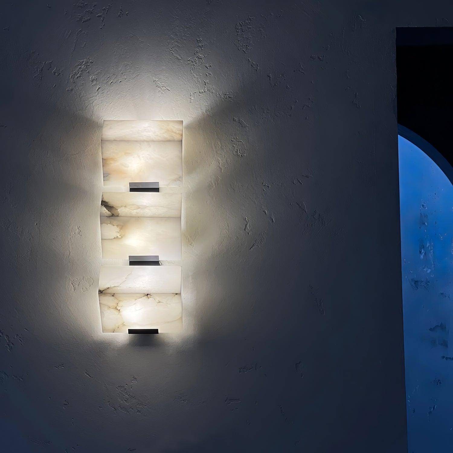 Alabaster Staircase Wall Lamp - Cueteks
