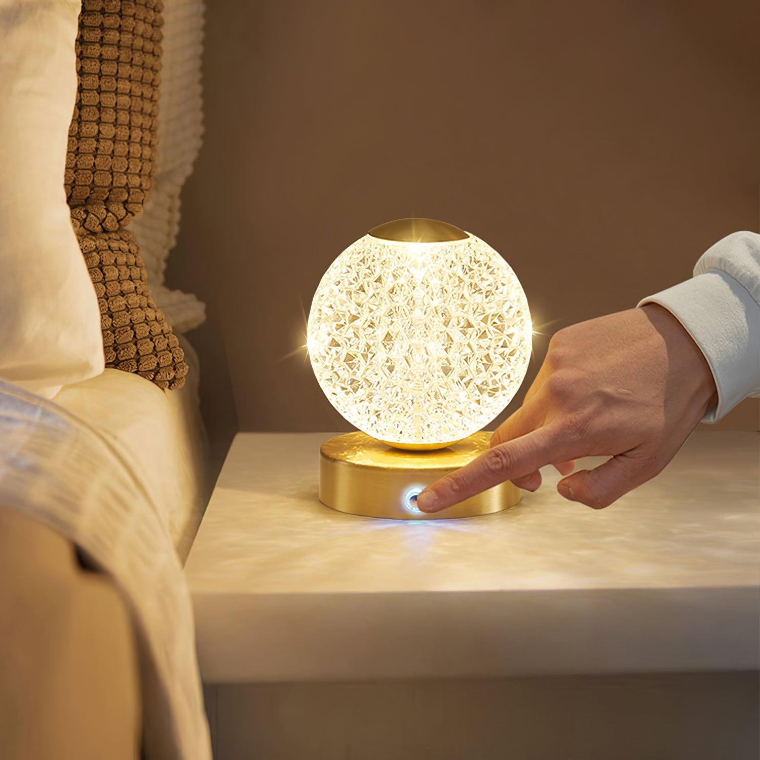 Jarin Diamond Built-in Battery Table Lamp - Cueteks