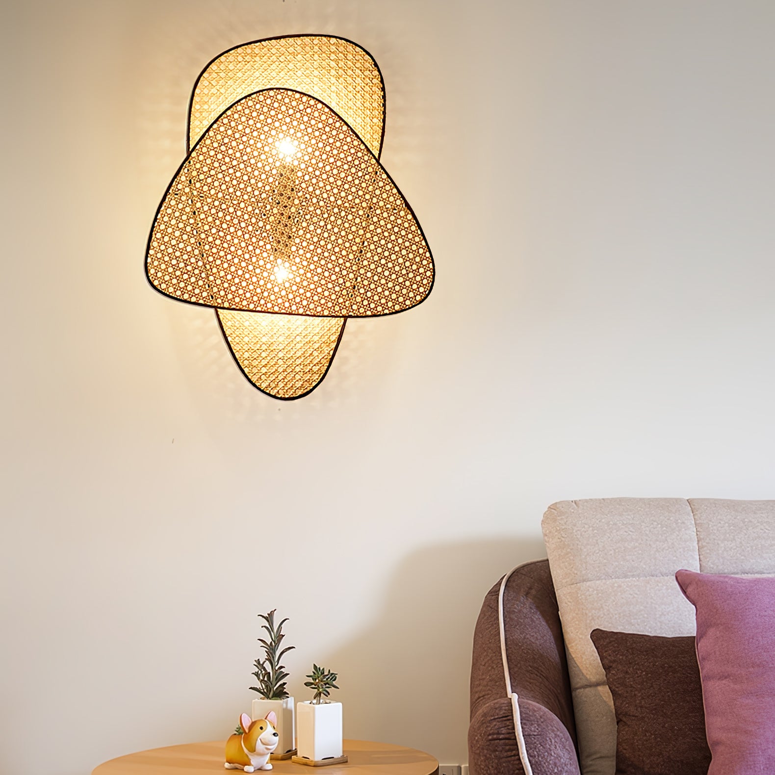 Screen Cannage Sconce - Cueteks