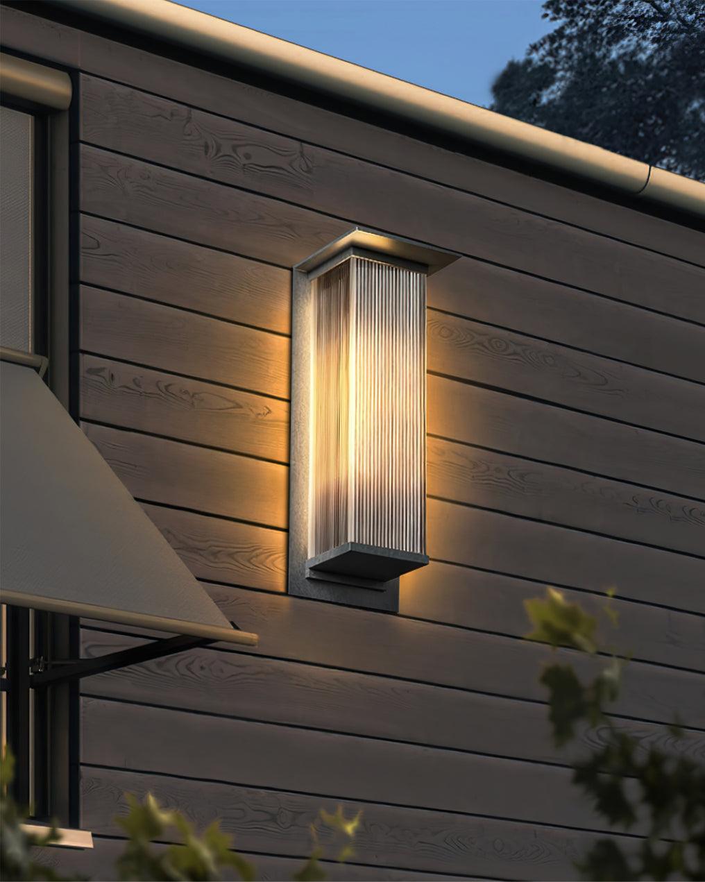 Oleron Box Outdoor Wall Lamp - Cueteks