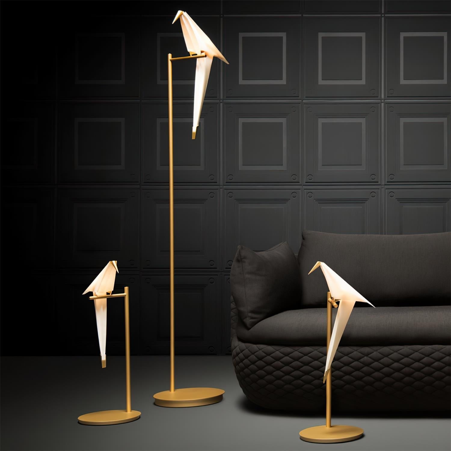 Paper Crane Bird Table lamp - Cueteks