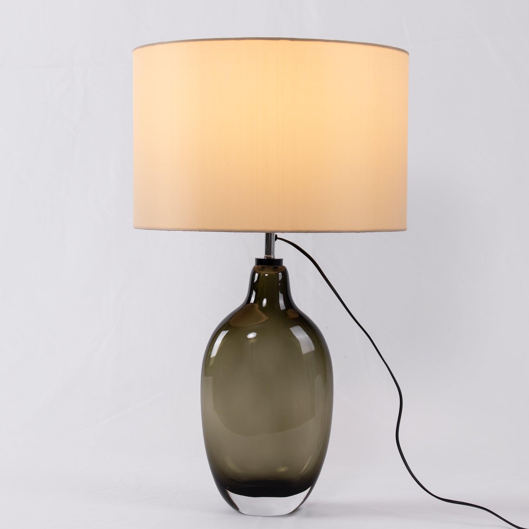 Glazed Crystal Table Lamp - Cueteks